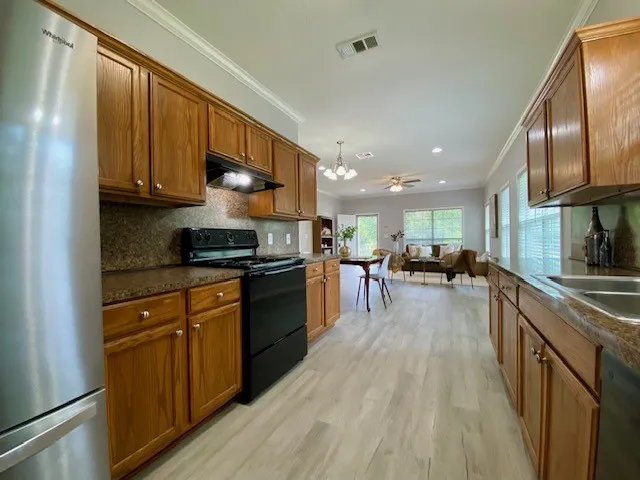 Looking toward living area