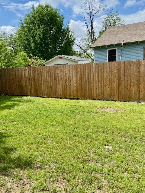 Backyard middle left