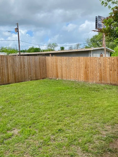Backyard right corner
