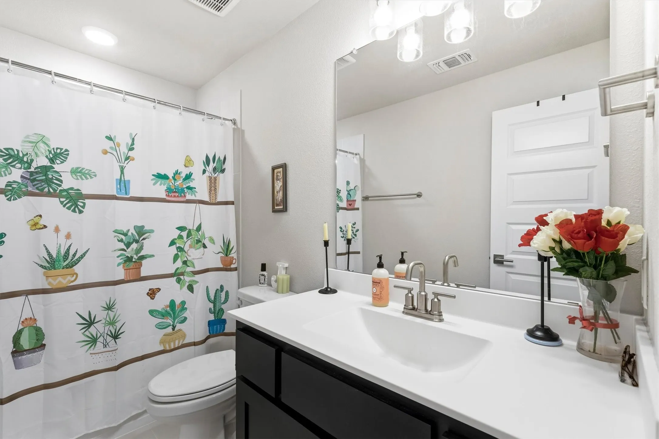 Bathroom 3 is on the second floor and has a tub shower combination
