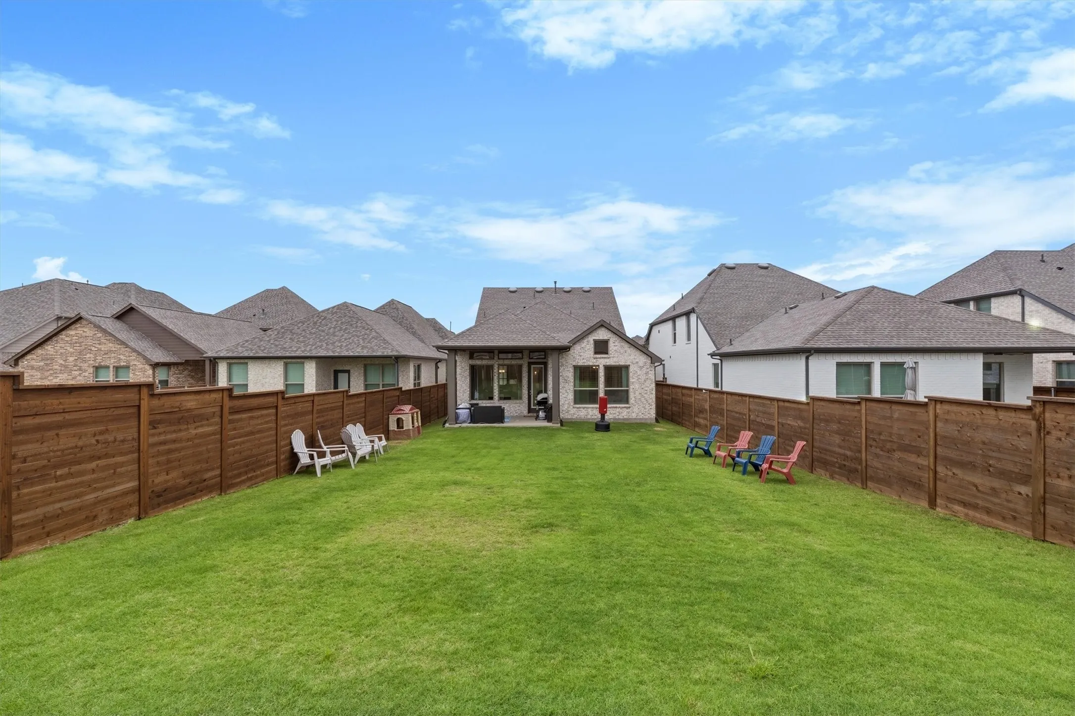 The backyard is a premium space