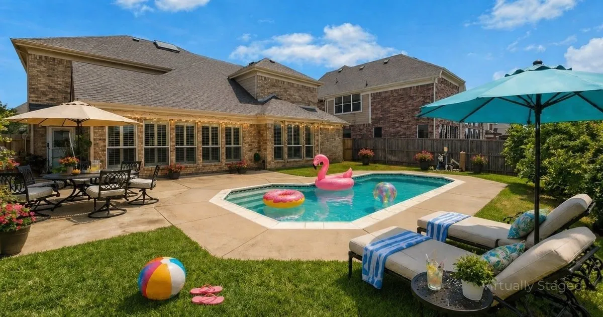 Enjoy the Texas summer days basking in the sun in your private oasis