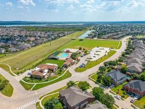 residential community center and green spaces