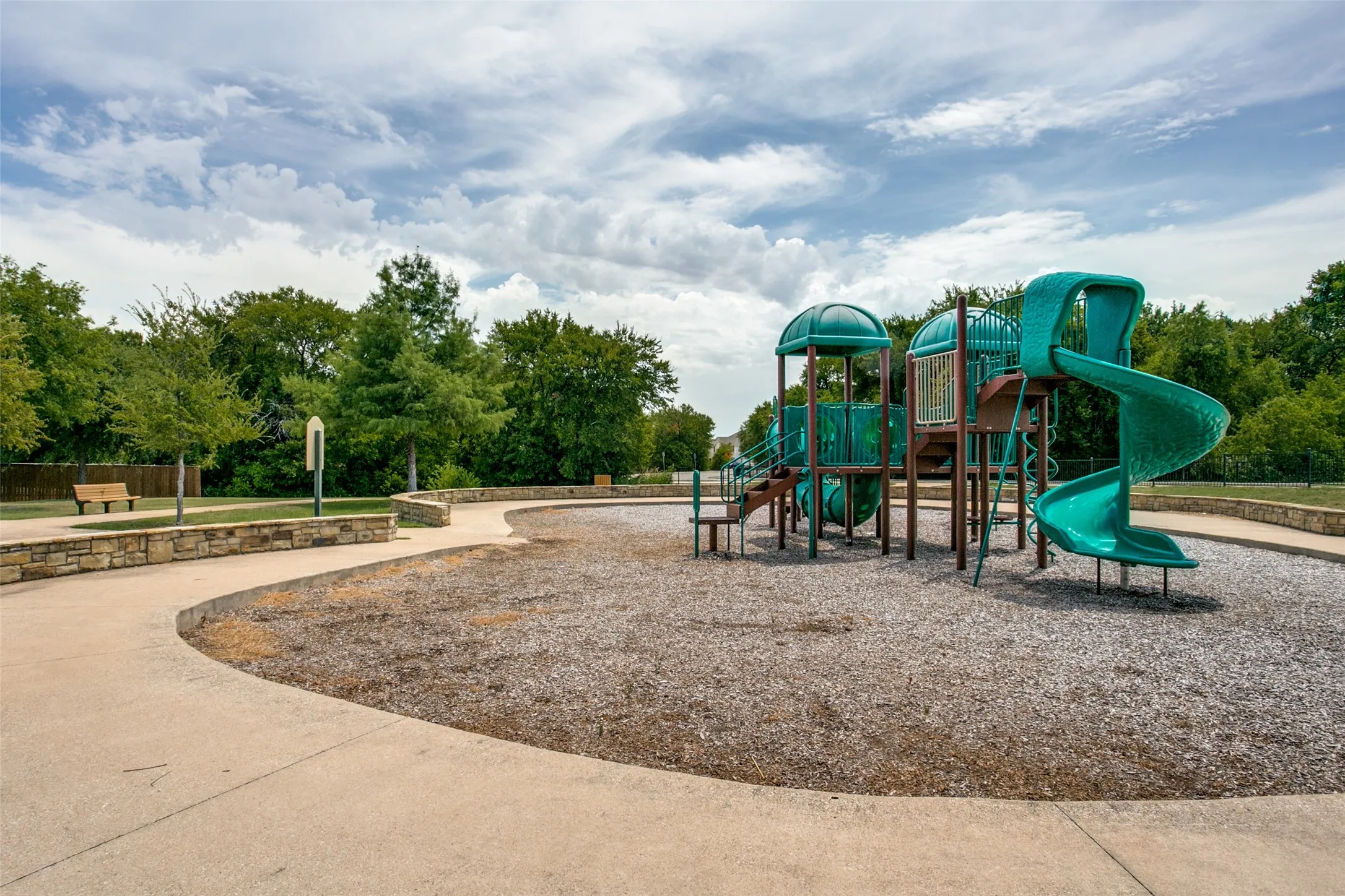 Sage Creek playground and park area