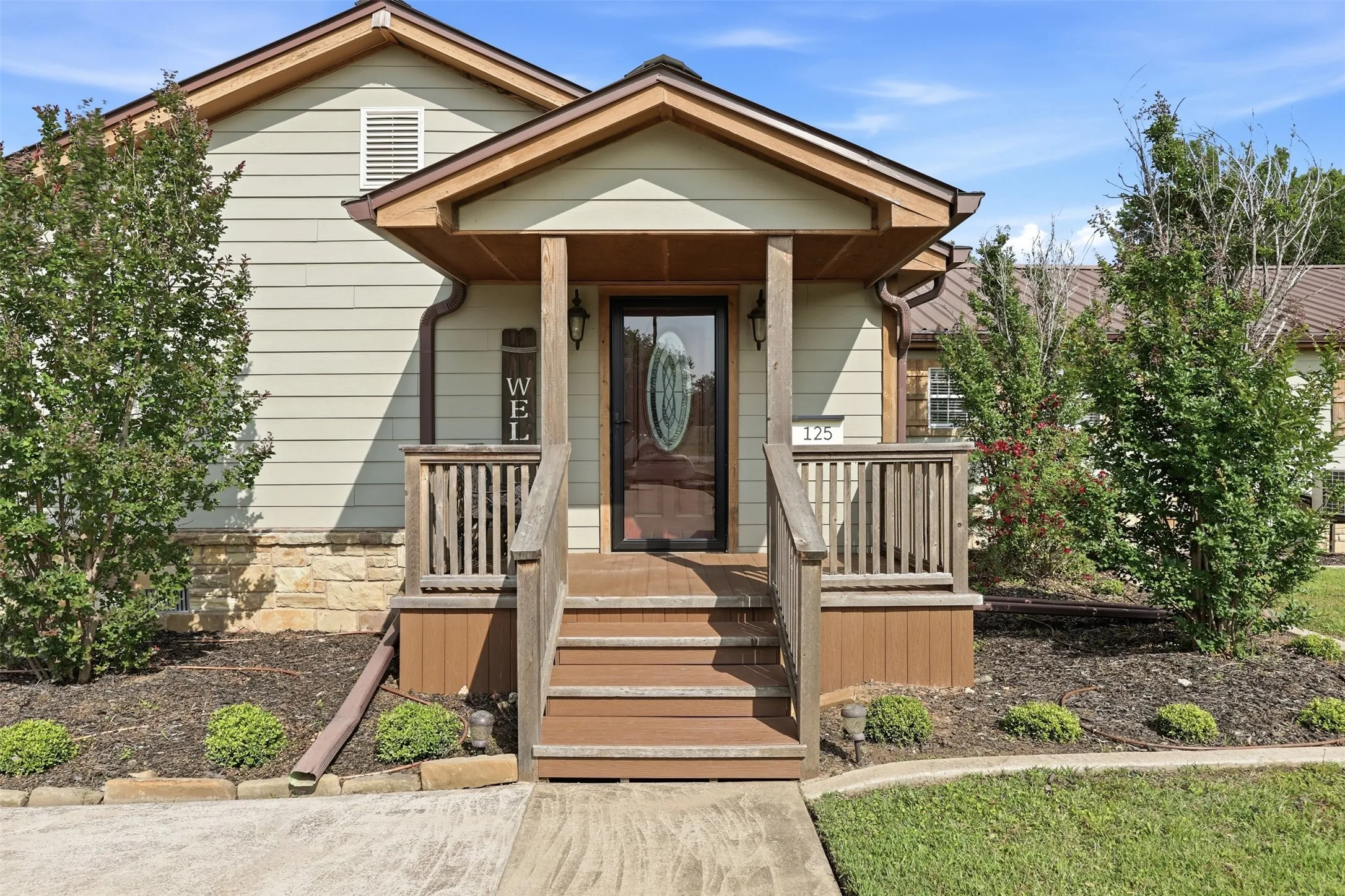 Covered front porch