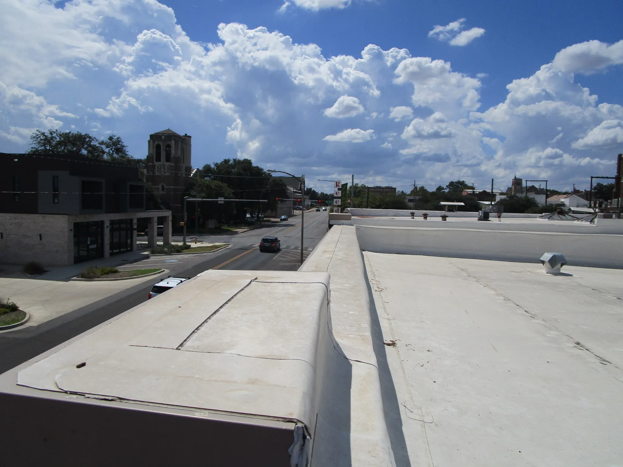 facing West