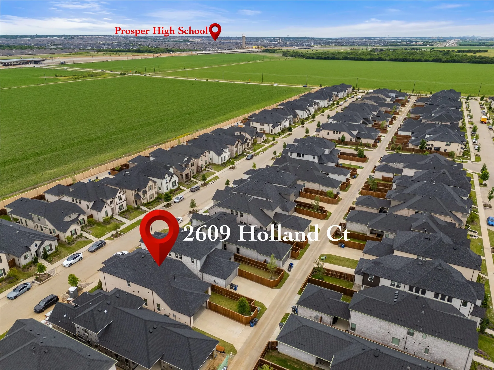 Single Family Residence For Sale in Collin County , 2609 Holland Court, Celina, Texas 75009, 4 Bedrooms, 3 Bathrooms, 2 Garage spaces, 2,297 Sqft, built in 2023, Preowned, Price $479,000, mls#21253458, Real Estate Agent in Celina, Homes For Sale in Collin county, Homes For Sale in Celina, Realtor in Celina Texas, Real Estate Brokerage Independent Realty Texas, Luminita Cordes Realtor