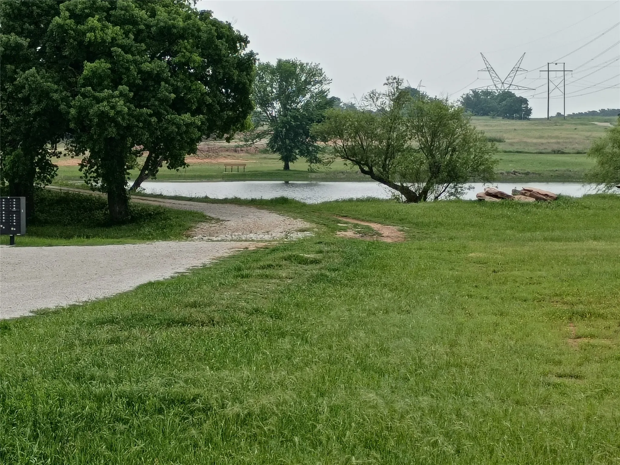 Park and fishing pond