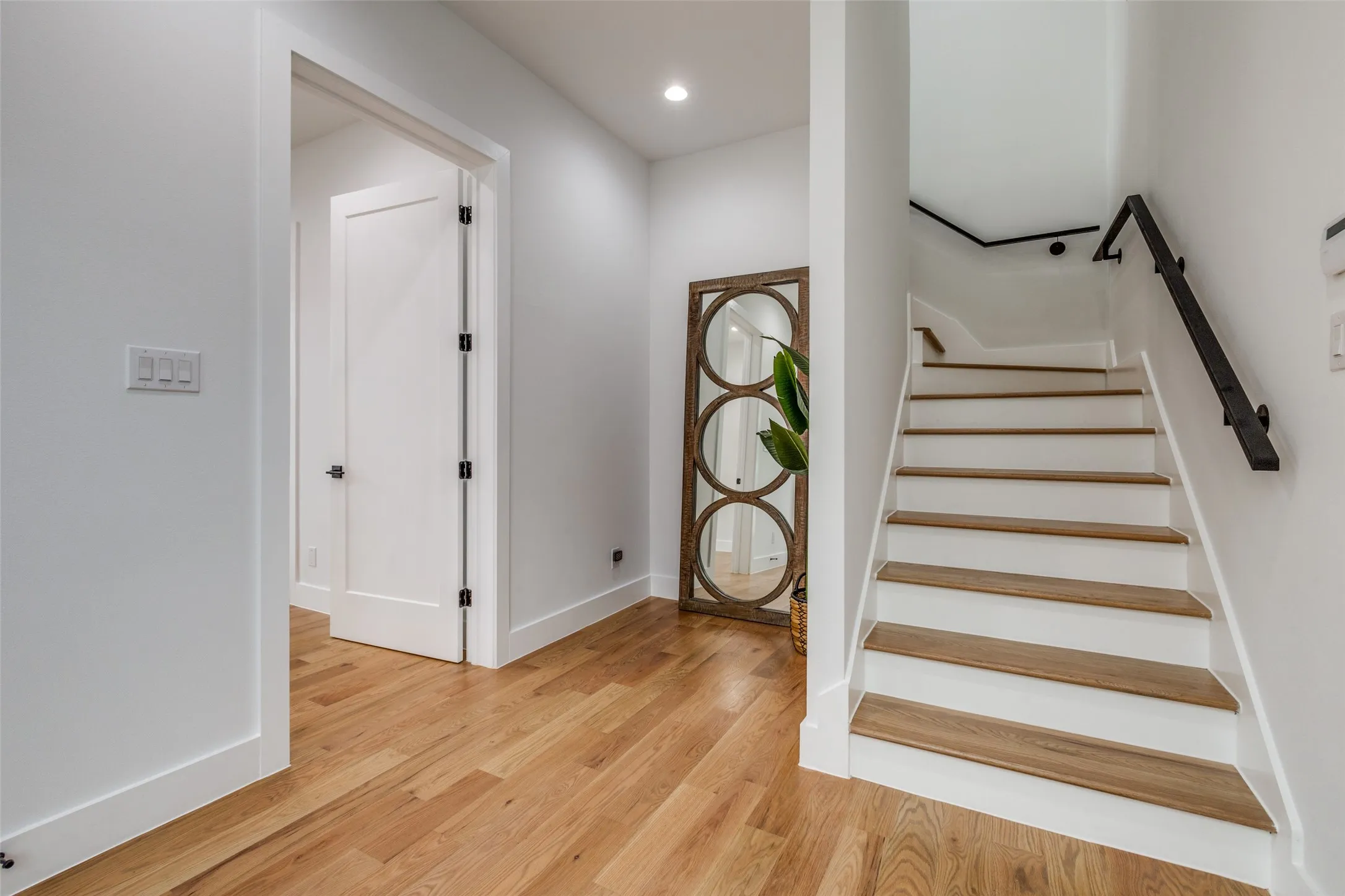 First floor entry