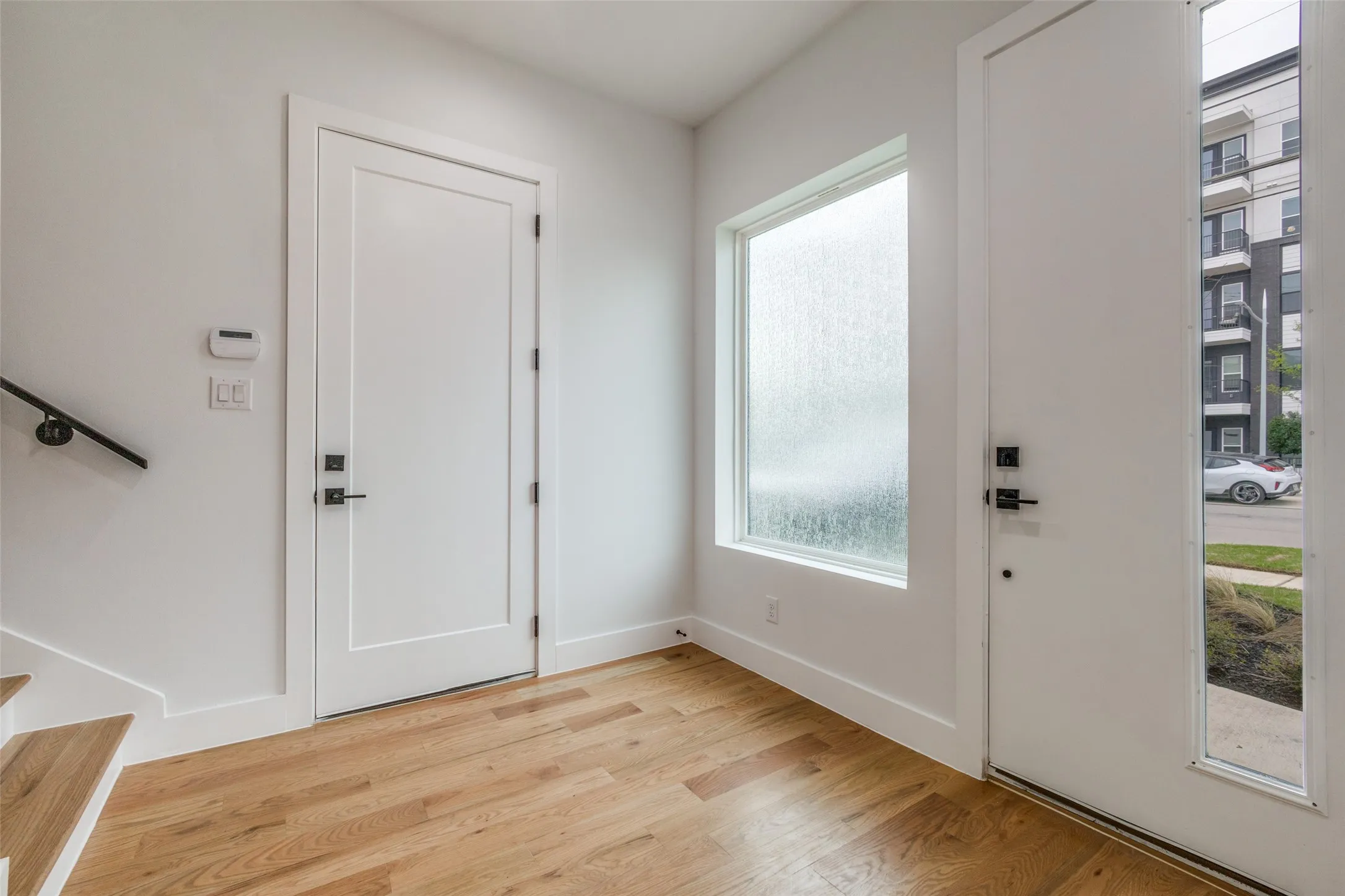 First floor entry