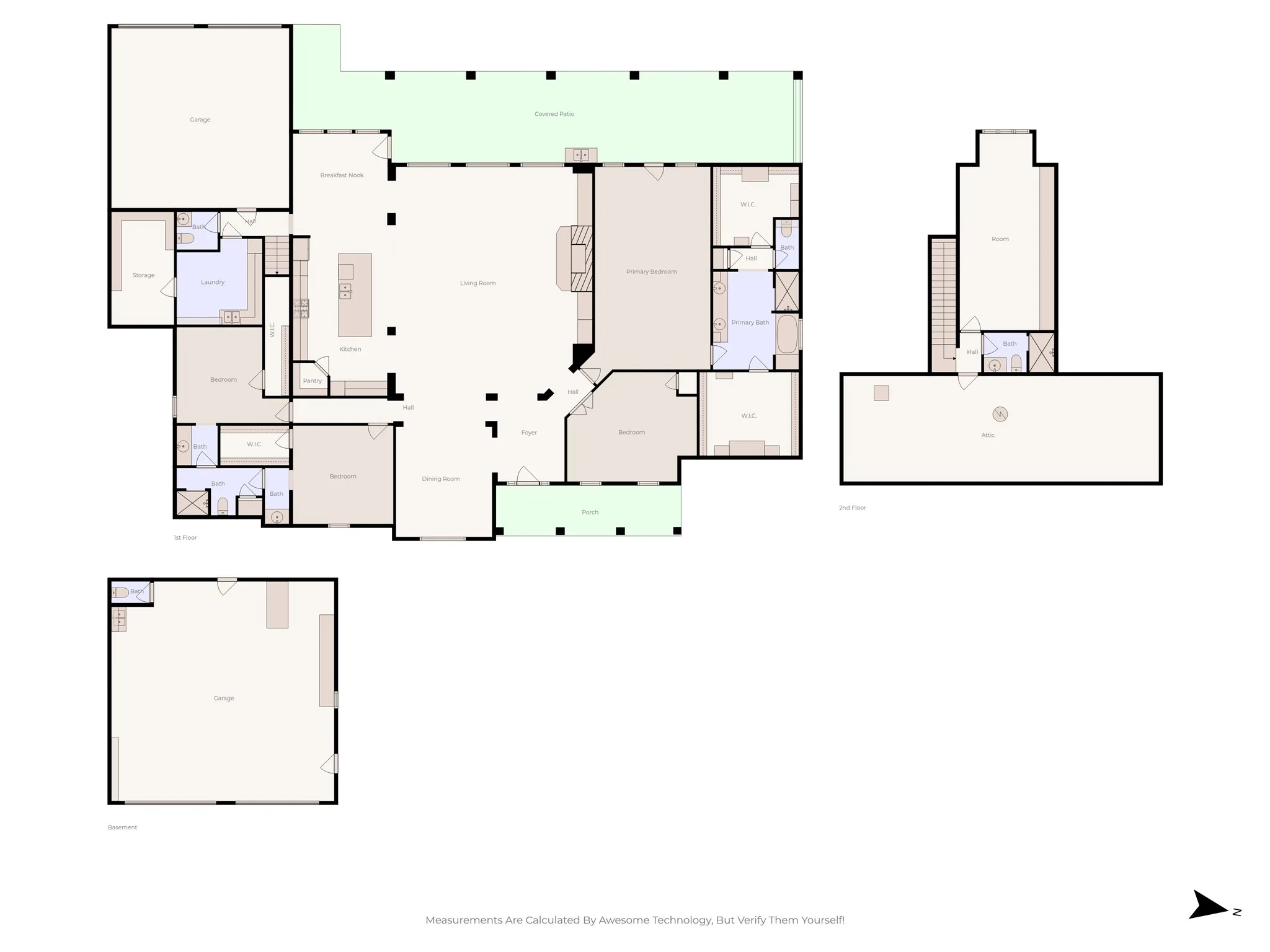 House and Attached Garage