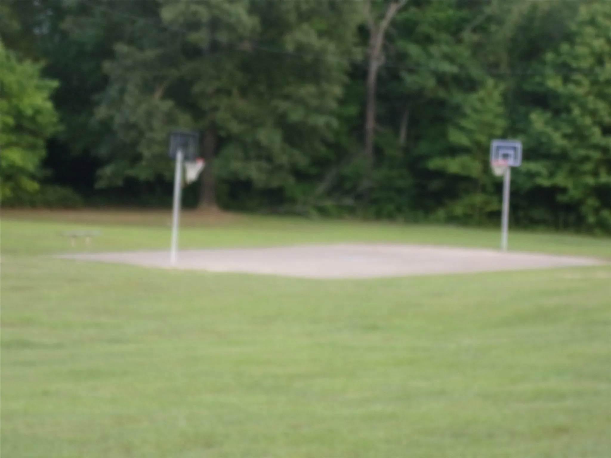 Basketball court at children's park