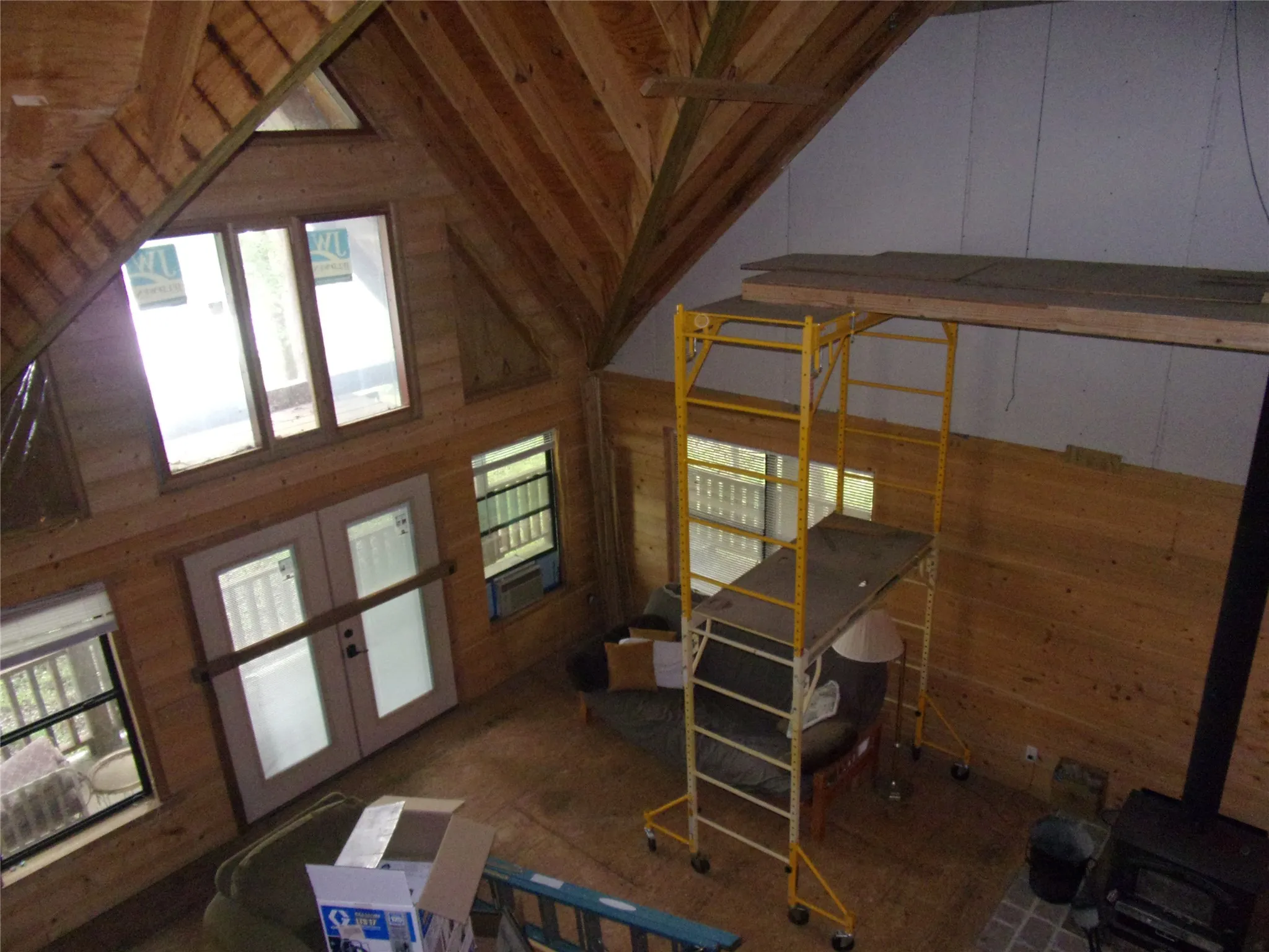 taken from the upstairs area