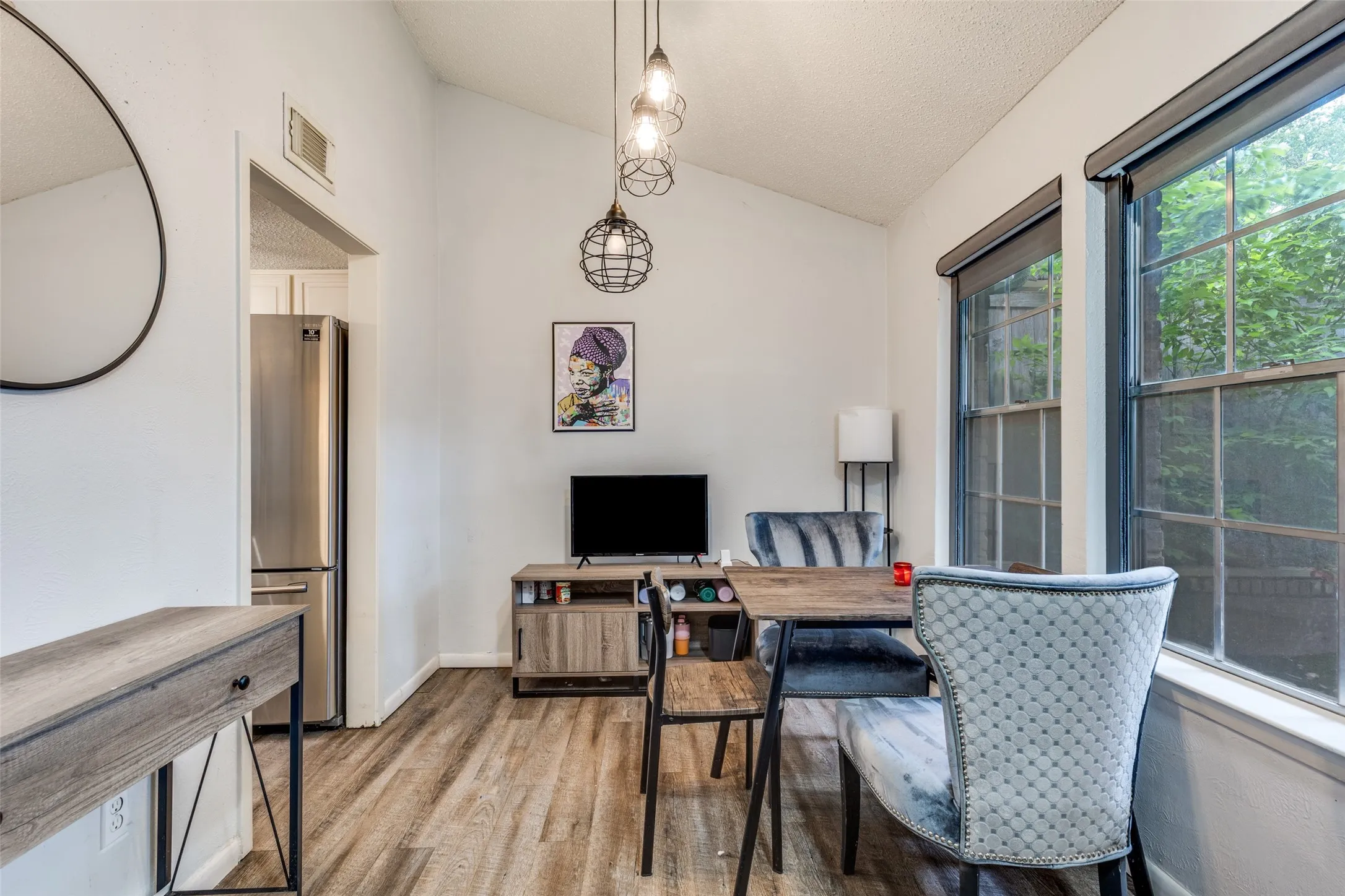 Dining area / nook off kitchen at front of home