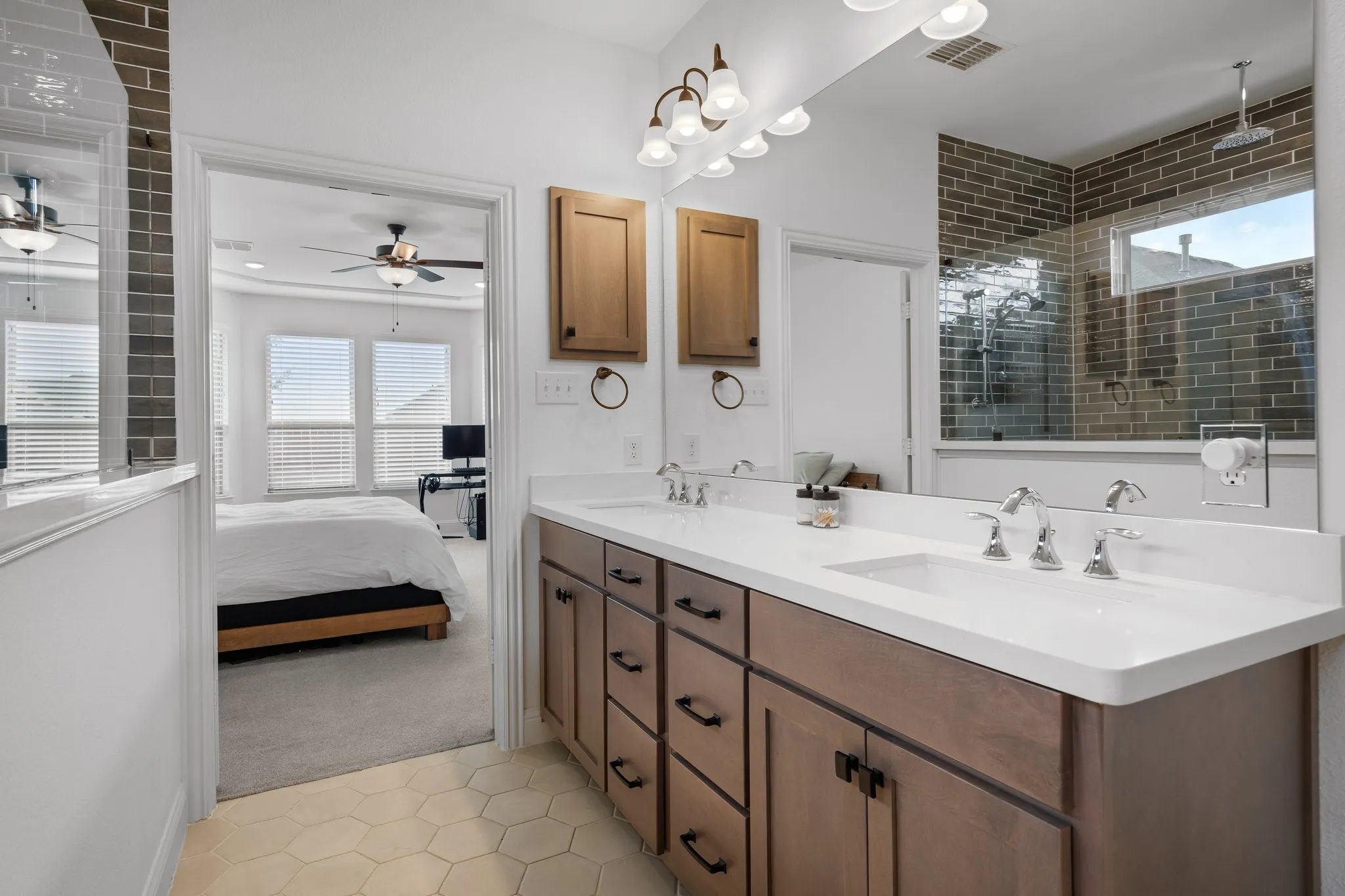 Primary Bath Suite Dual Sinks