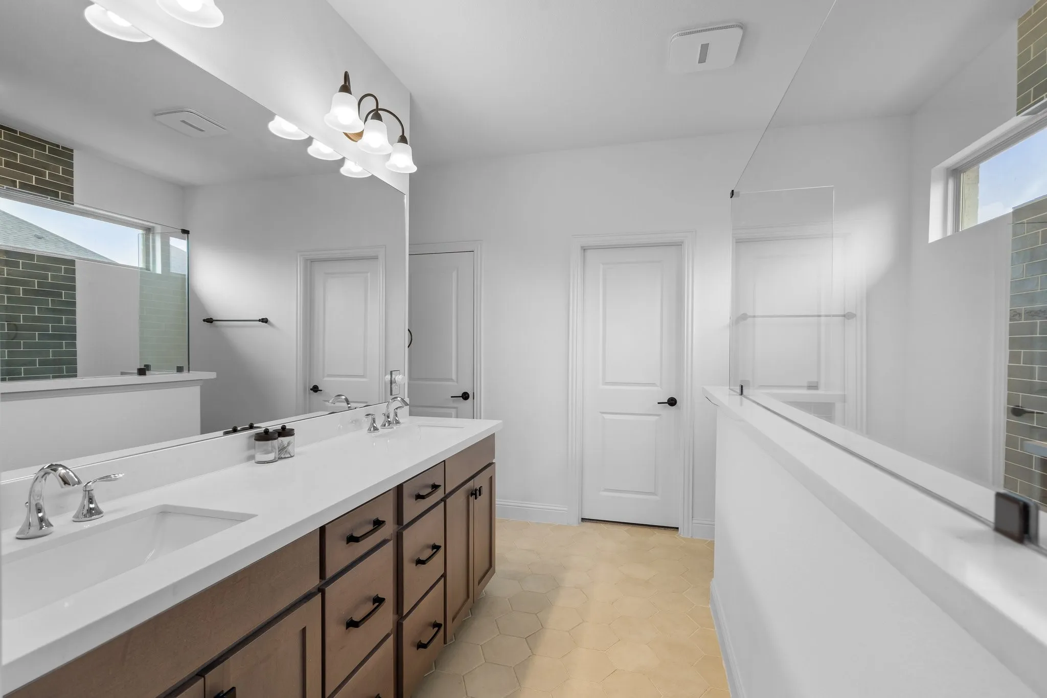 Primary Bath Suite Featuring Upgraded 7 Foot Super Shower