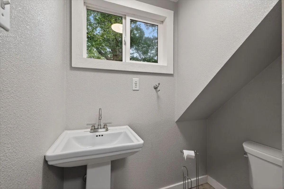 Half bath upstairs