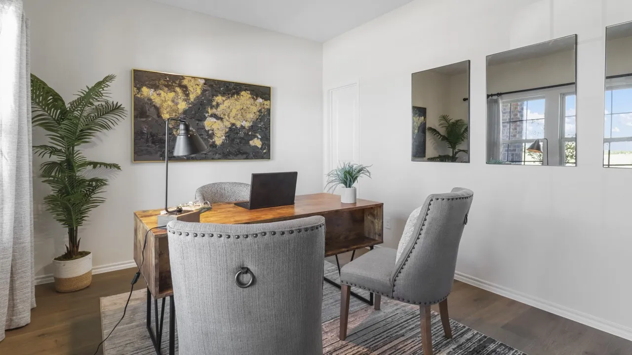 Private room featuring wood-finish flooring, white walls, and white baseboards