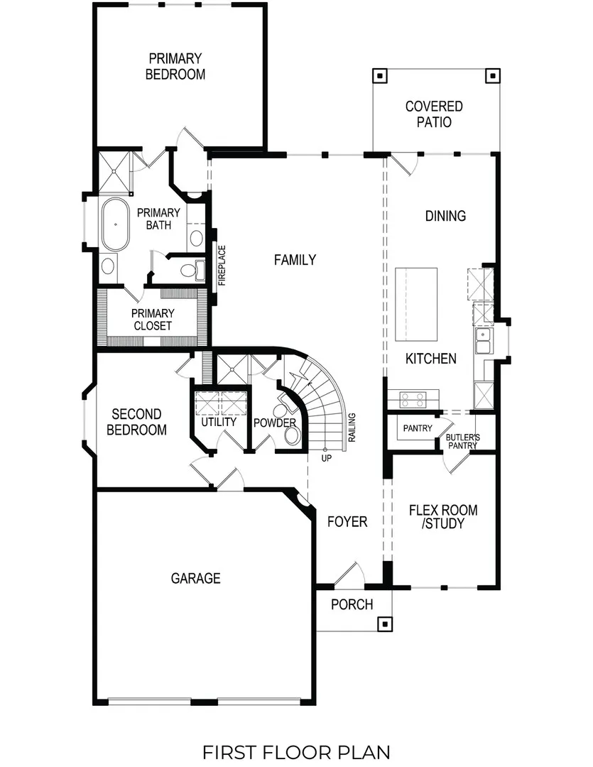 Caroline 2F First Floor Plan