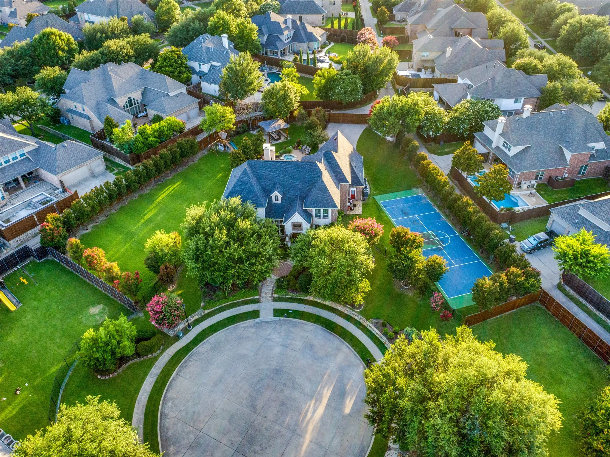 Private Cul-De-Sac .71 Acre Lot with over 30,900 Square Foot on the Property