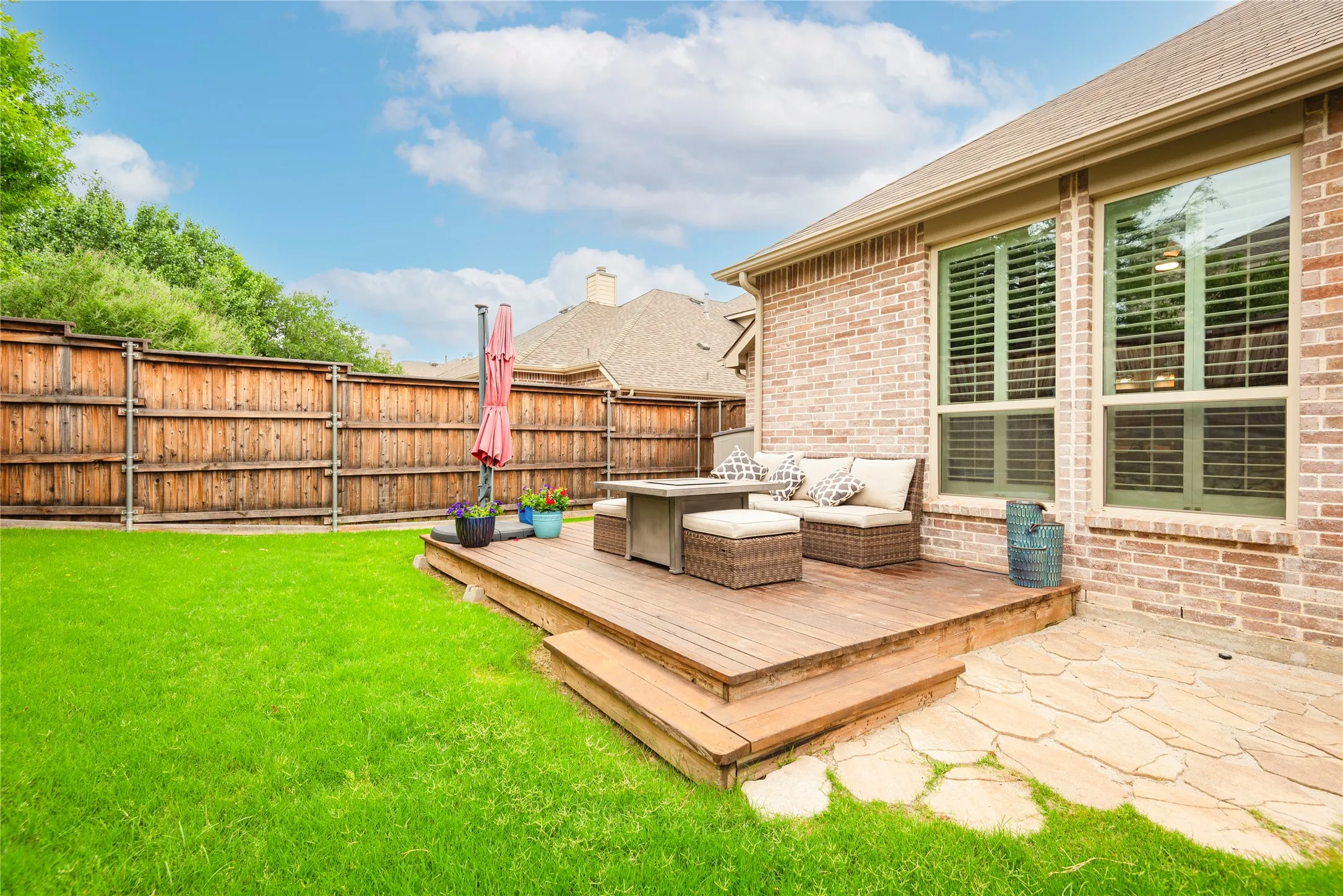 Open patio