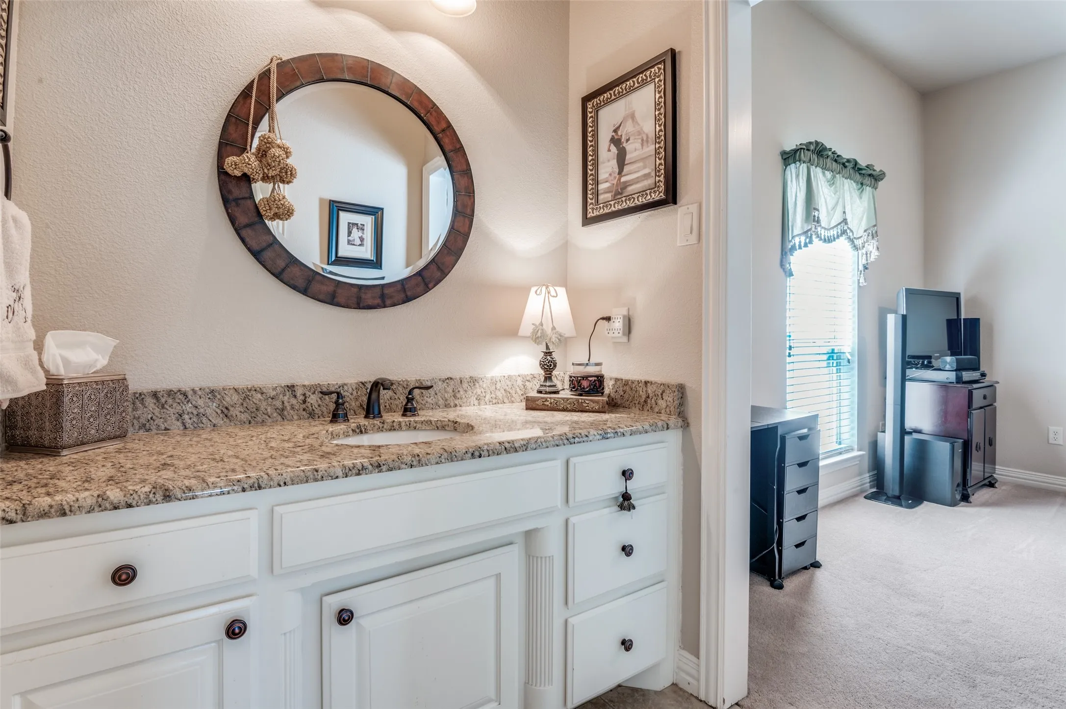 This is the vanity for the other secondary bedroom.