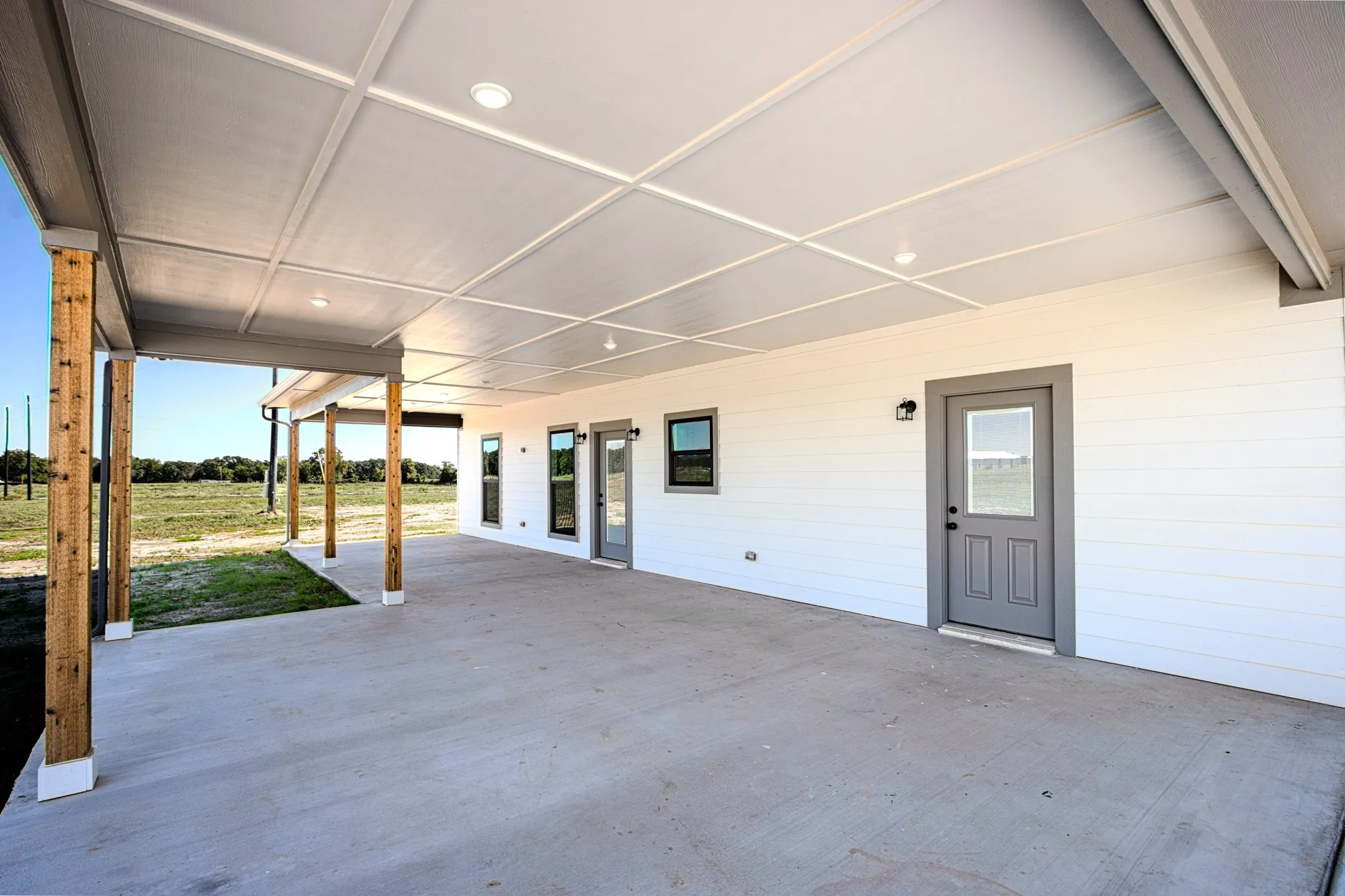 Attached Carport and Back Patio