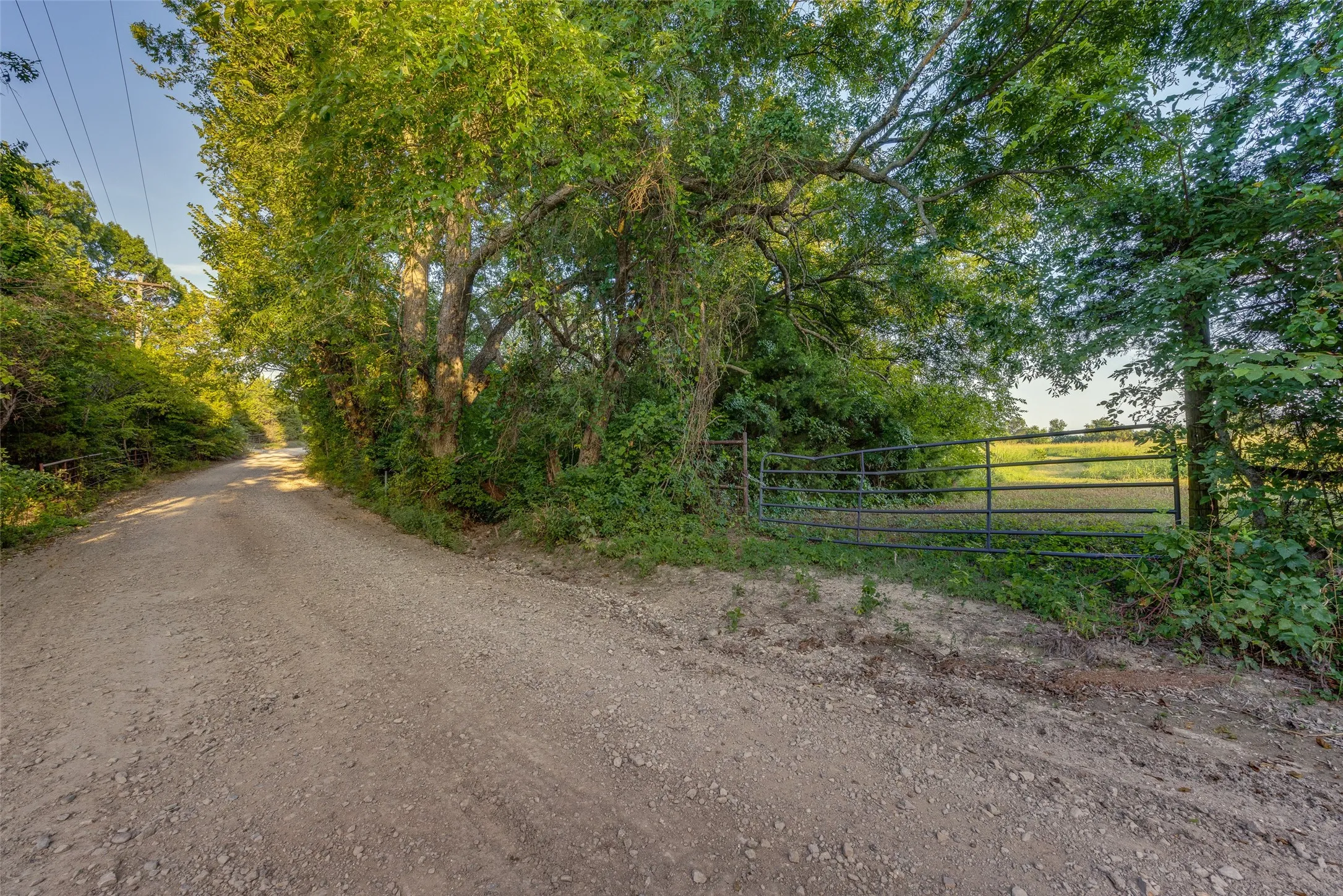 This gate gives access to lot 2 and 3.