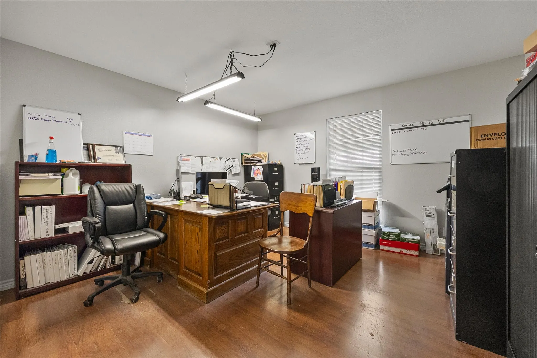 Multiple private office spaces