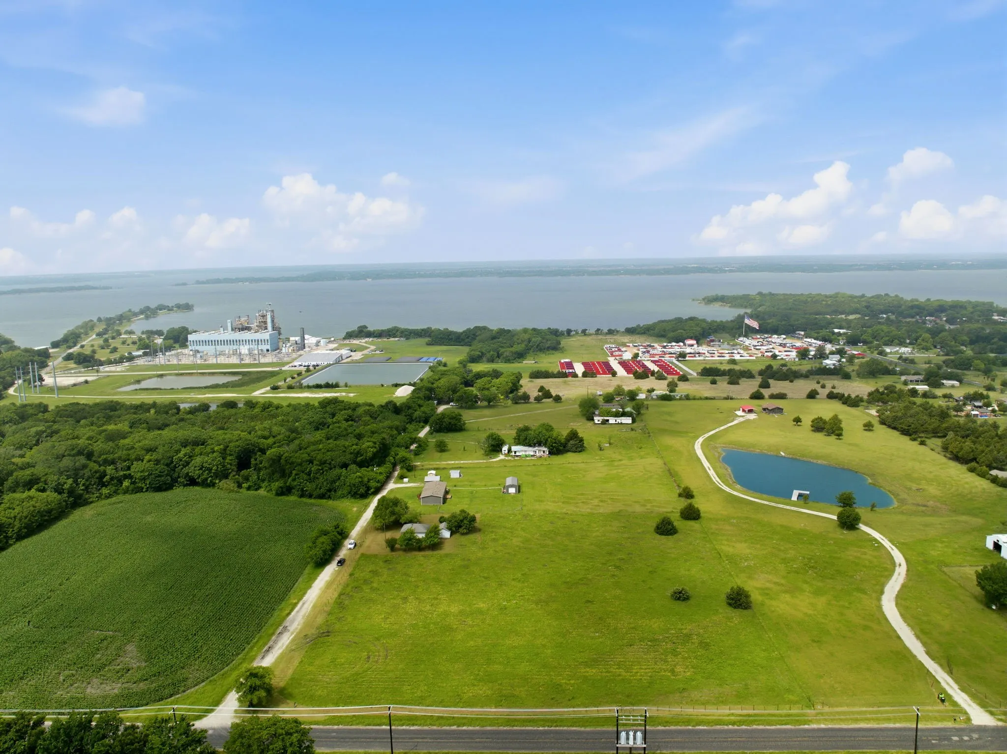 Beautiful view of Lake Lavon