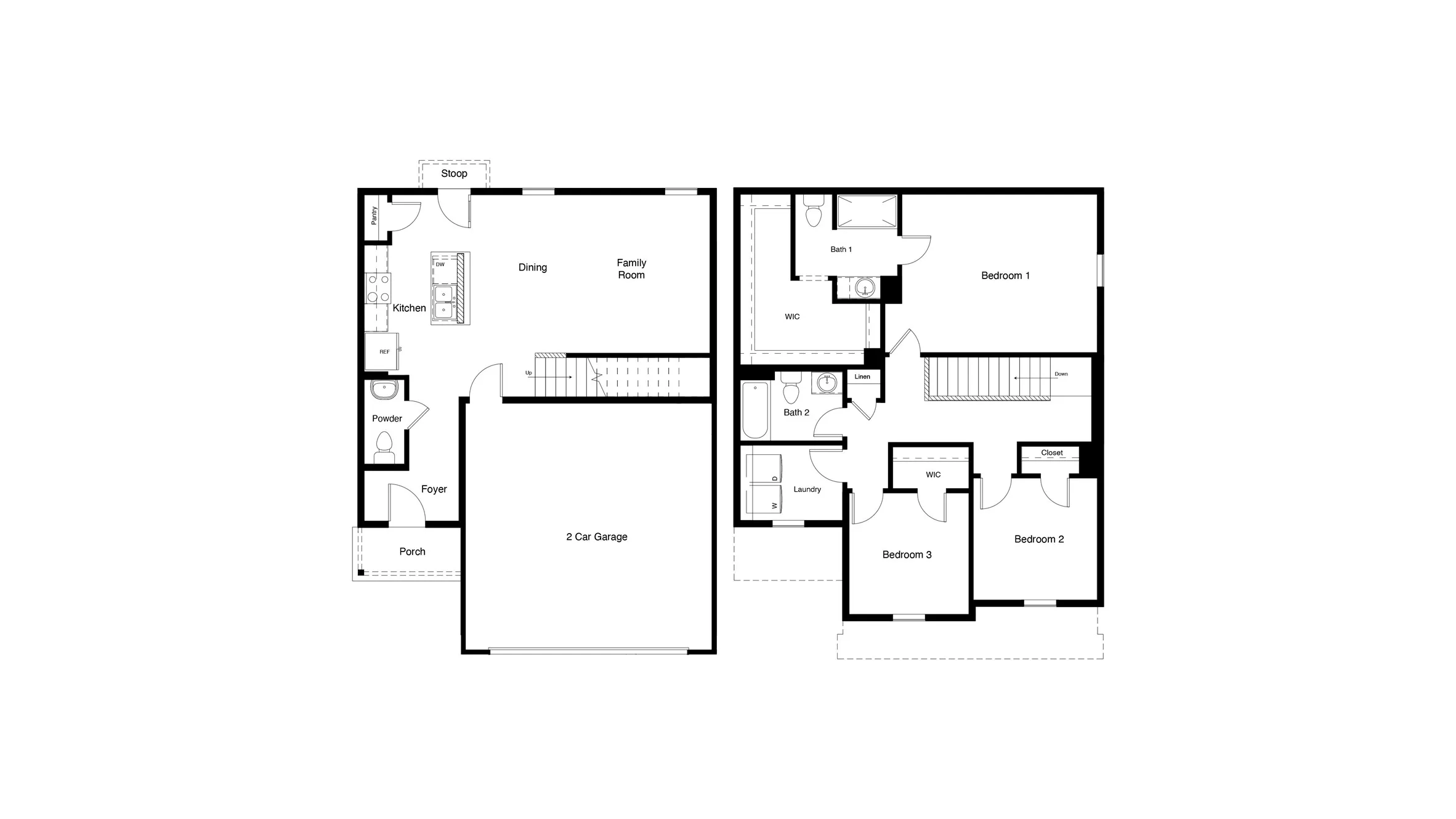 D.R. Horton's Davis Plan- All Home and community information, including pricing, included features, terms, availability and amenities, are subject to change at any time without notice or obligation. All Drawings, pictures, photographs, video, square footages, floor plans, elevations, features, colors and sizes are approximate for illustration purposes only and will vary from the homes as built.