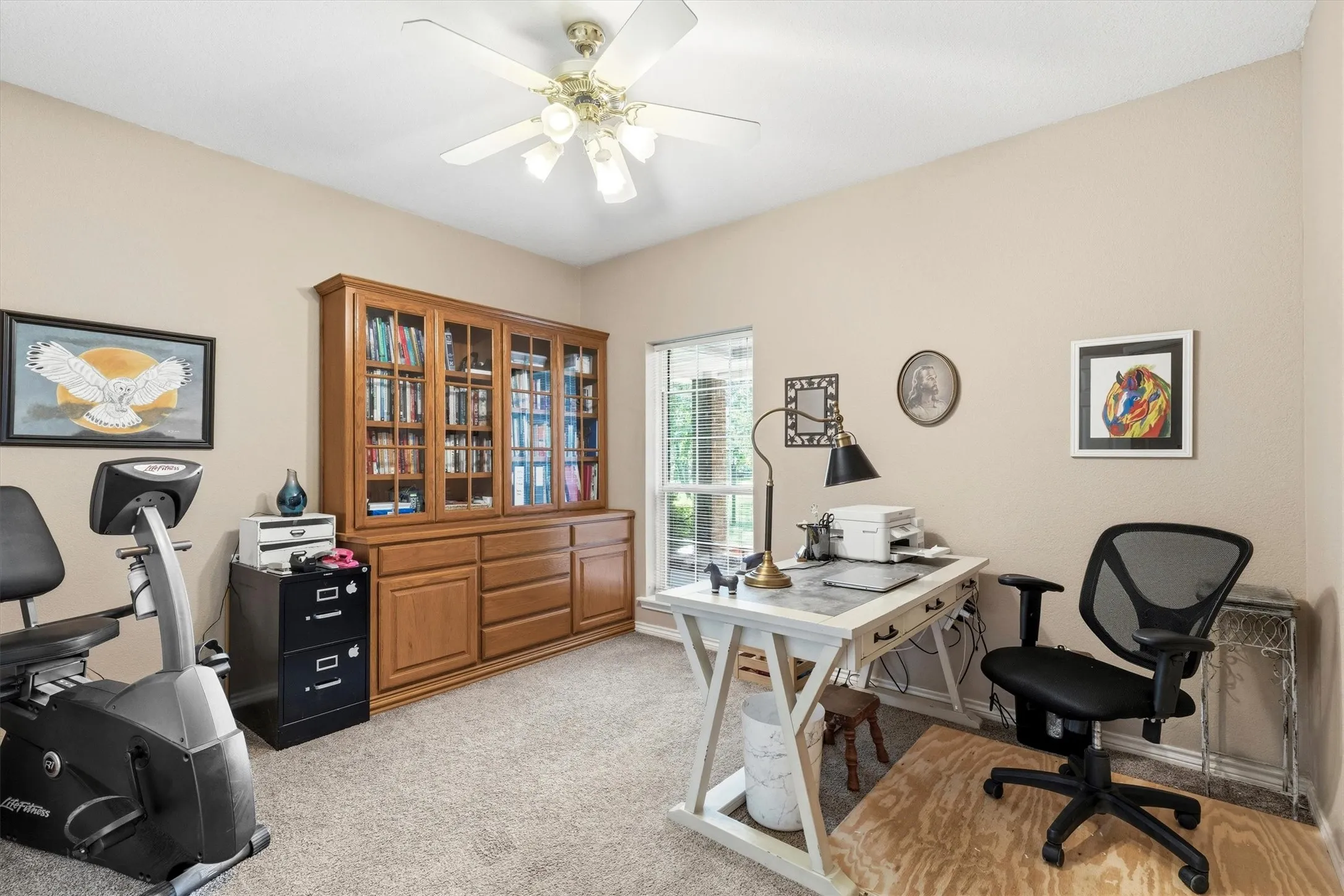  Bedroom currently being used as an office.