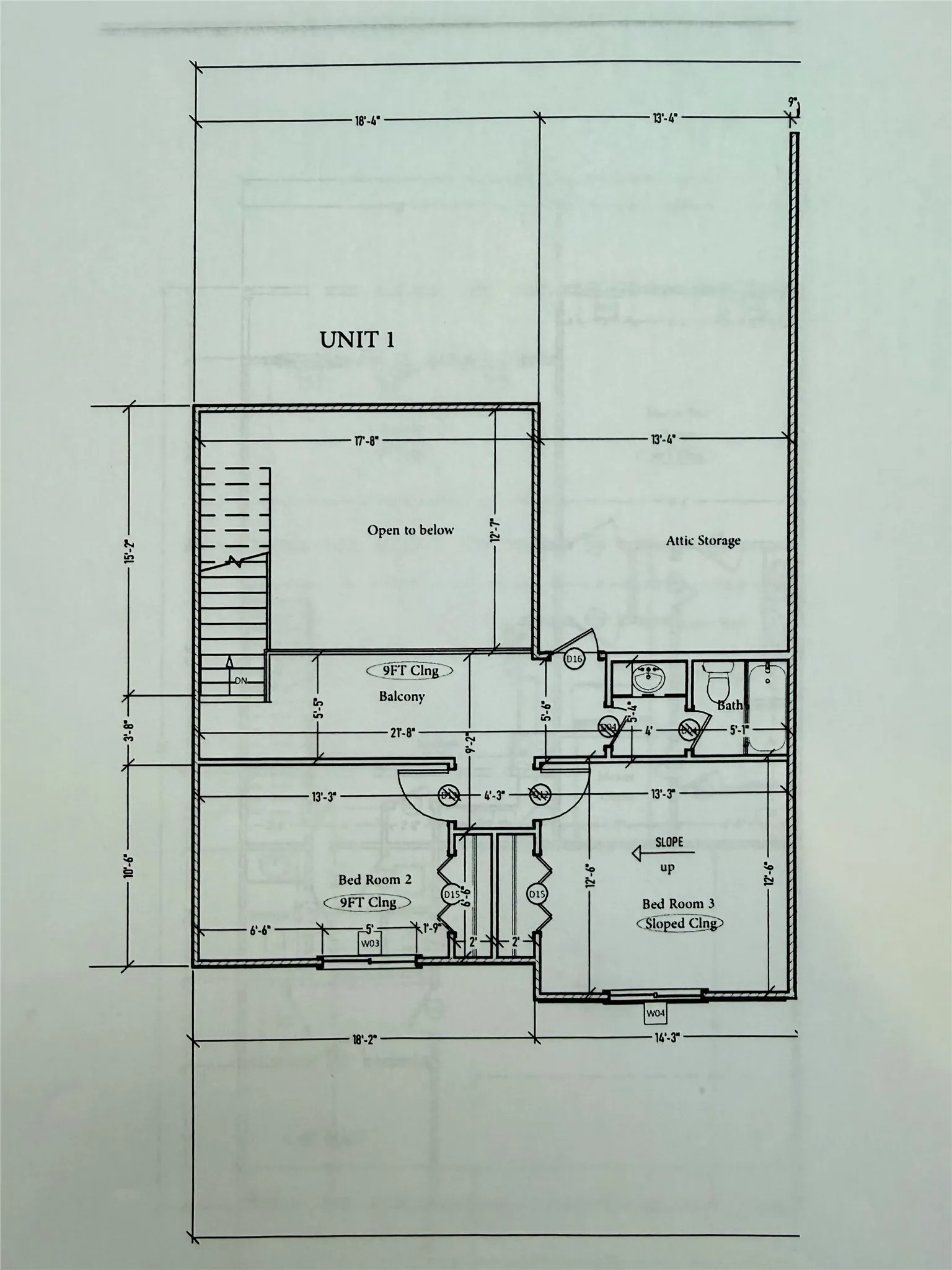 Upstairs Floor Plan