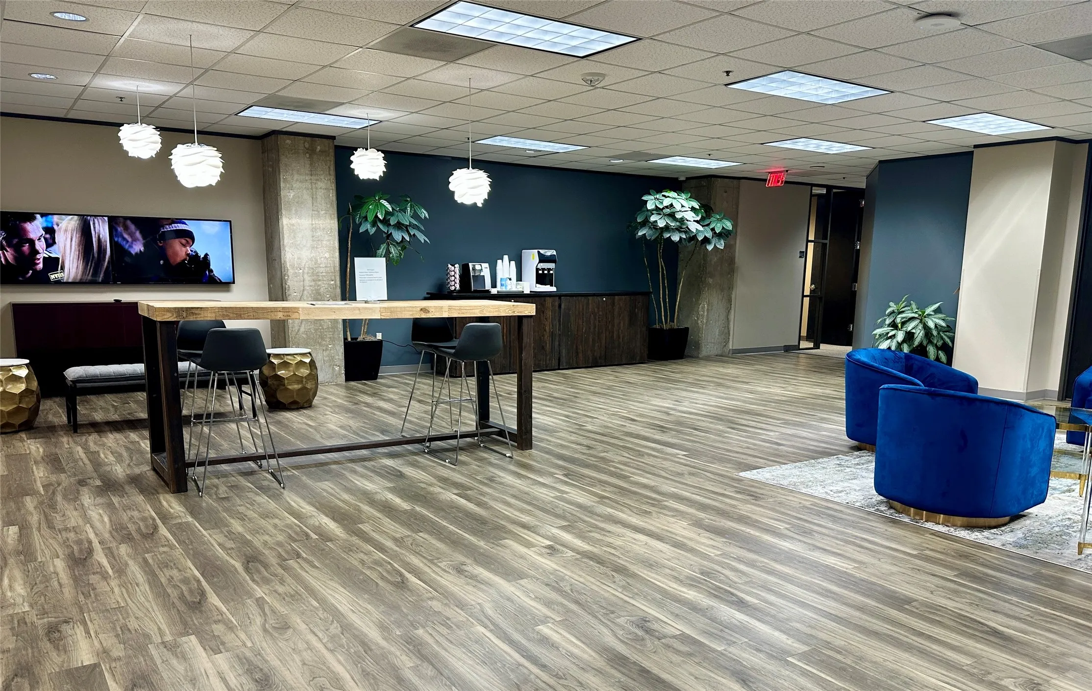 Executive offices reception area