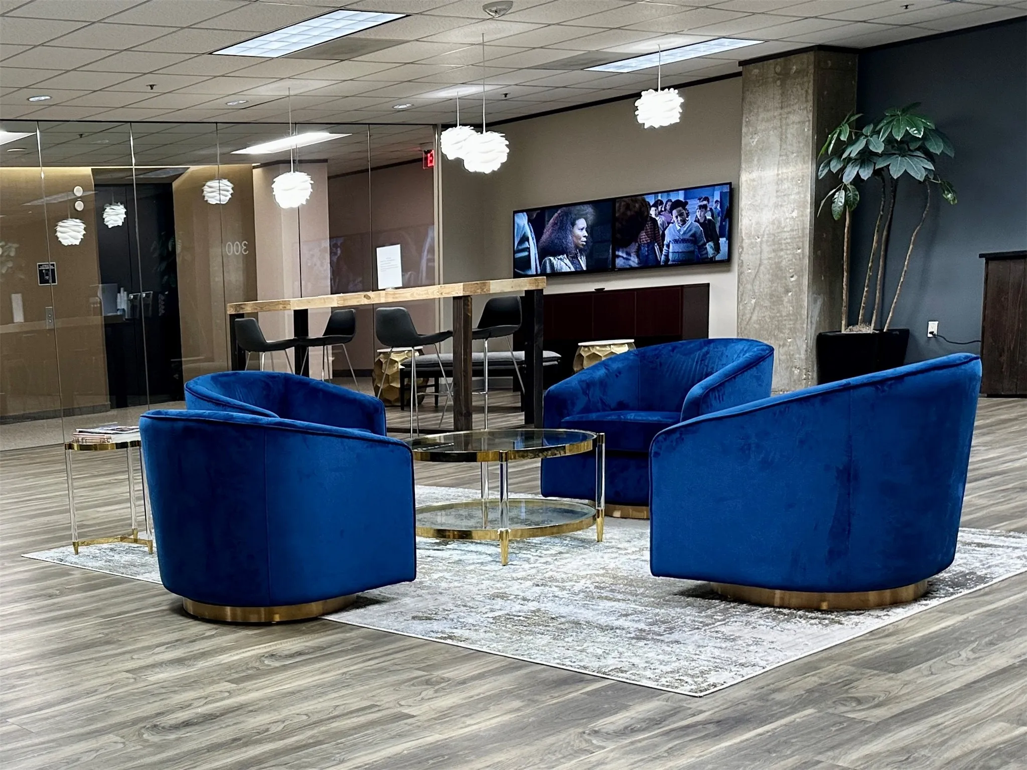 Executive offices reception area