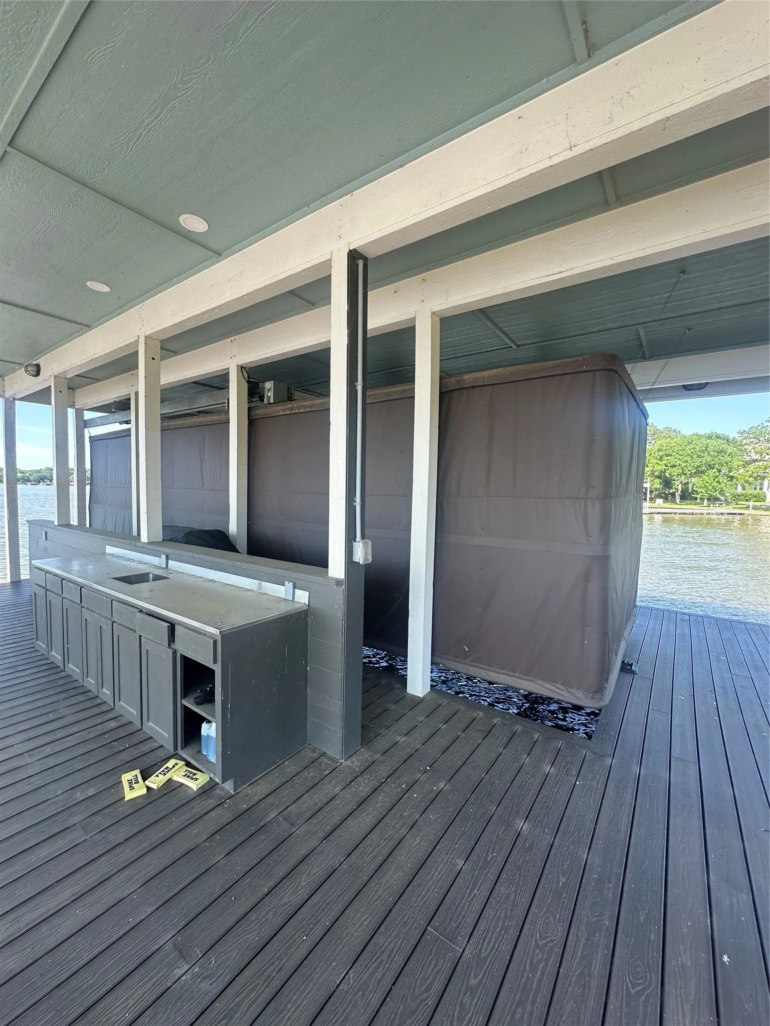 View of deck
