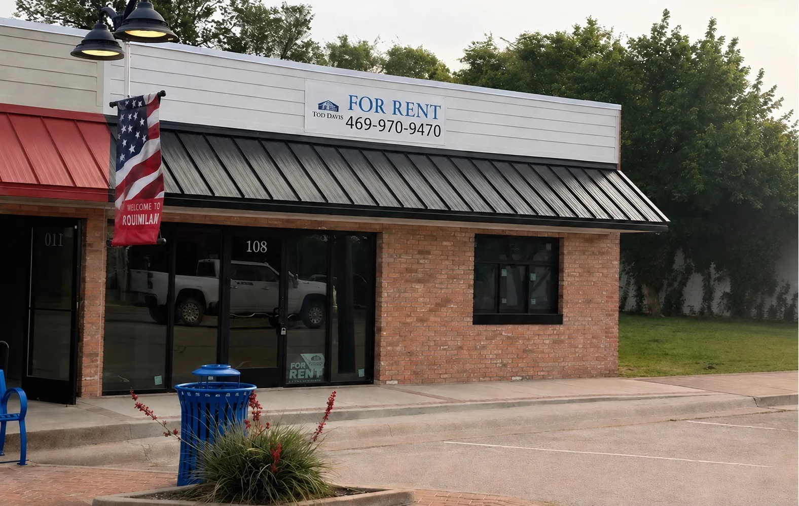 Retail For Rent in Hunt County , 108 E Main Street, Quinlan, Texas 75474, 0, 0, Garage spaces, 0 Sqft, built in 2026, Preowned, Price $2,500, mls#21258206, Real Estate Agent in Quinlan, Homes For Rent in Hunt county, Homes For Rent in Quinlan, Realtor in Quinlan Texas, Real Estate Brokerage Independent Realty Texas, Luminita Cordes Realtor