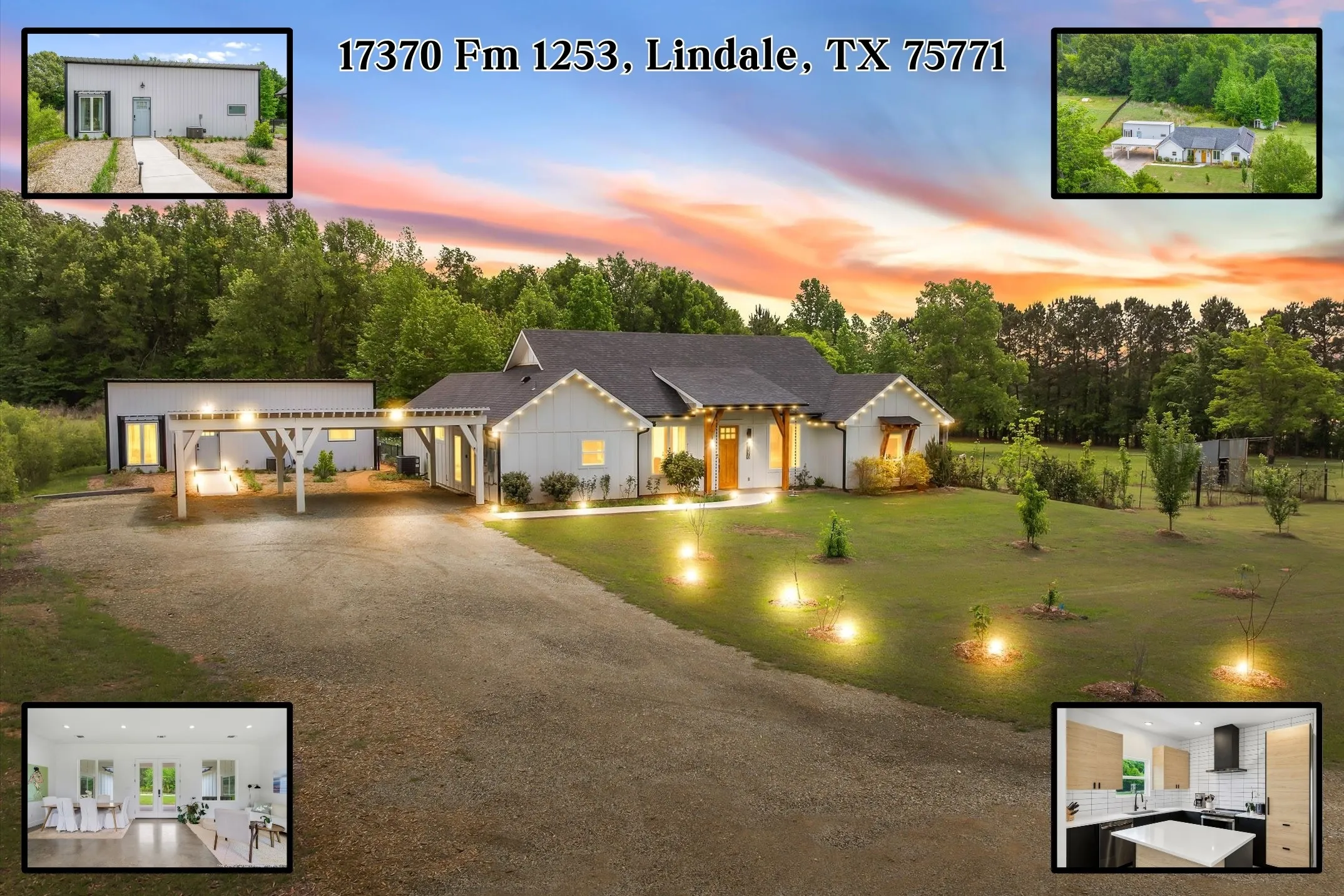 Single Family Residence For Sale in Smith County , 17370 Fm 1253, Lindale, Texas 75771, 4 Bedrooms, 3 Bathrooms, Garage spaces, 2,356 Sqft, built in 2019, Preowned, Price $560,000, mls#21239992, Real Estate Agent in Lindale, Homes For Sale in Smith county, Homes For Sale in Lindale, Realtor in Lindale Texas, Real Estate Brokerage Independent Realty Texas, Luminita Cordes Realtor