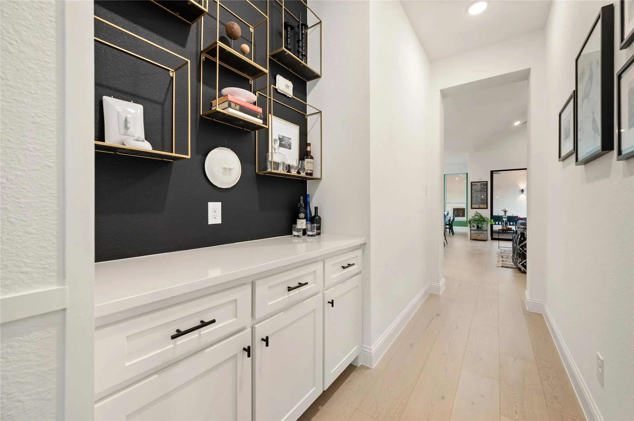 Butlers Pantry leading to formal dining space