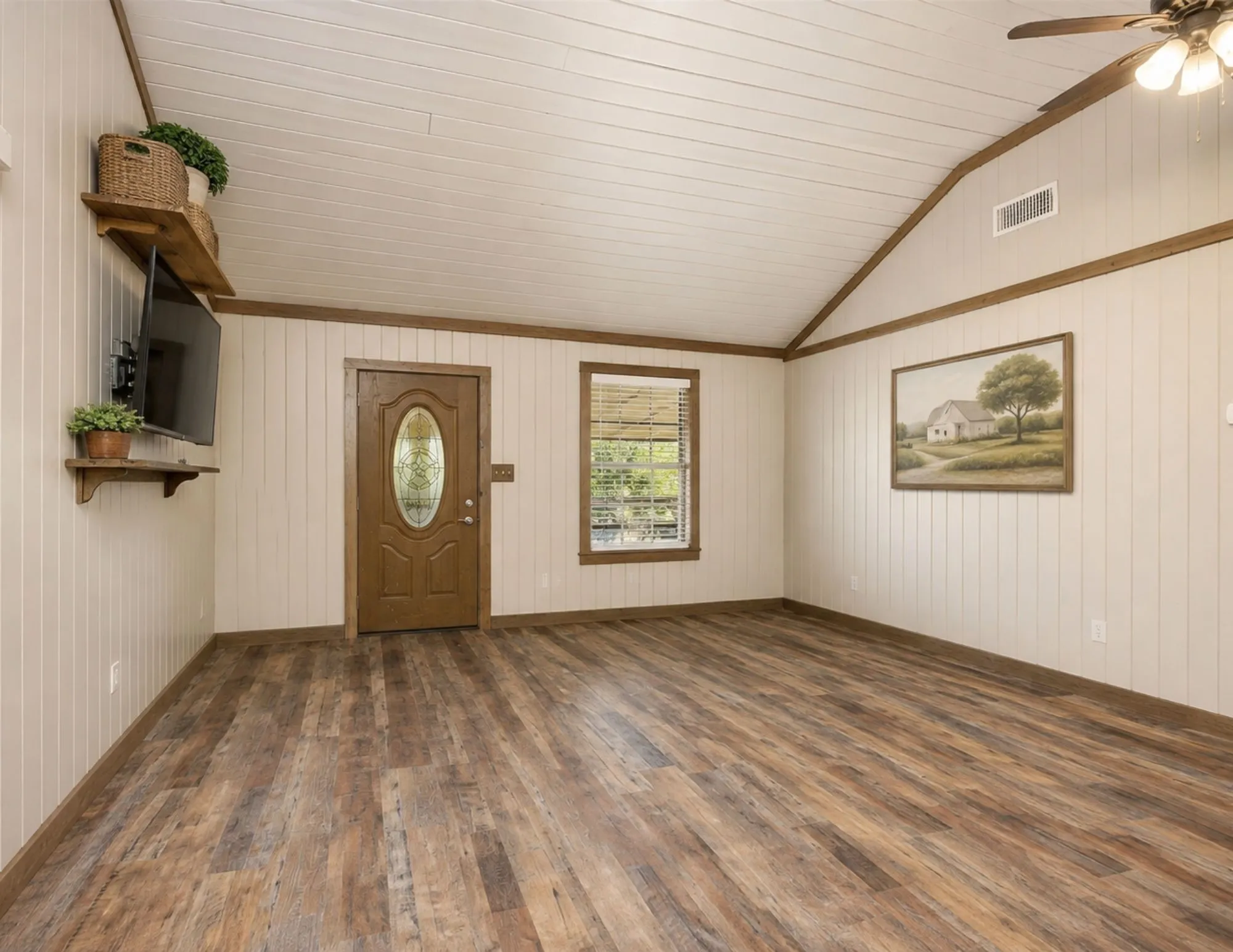 virtually painted living room