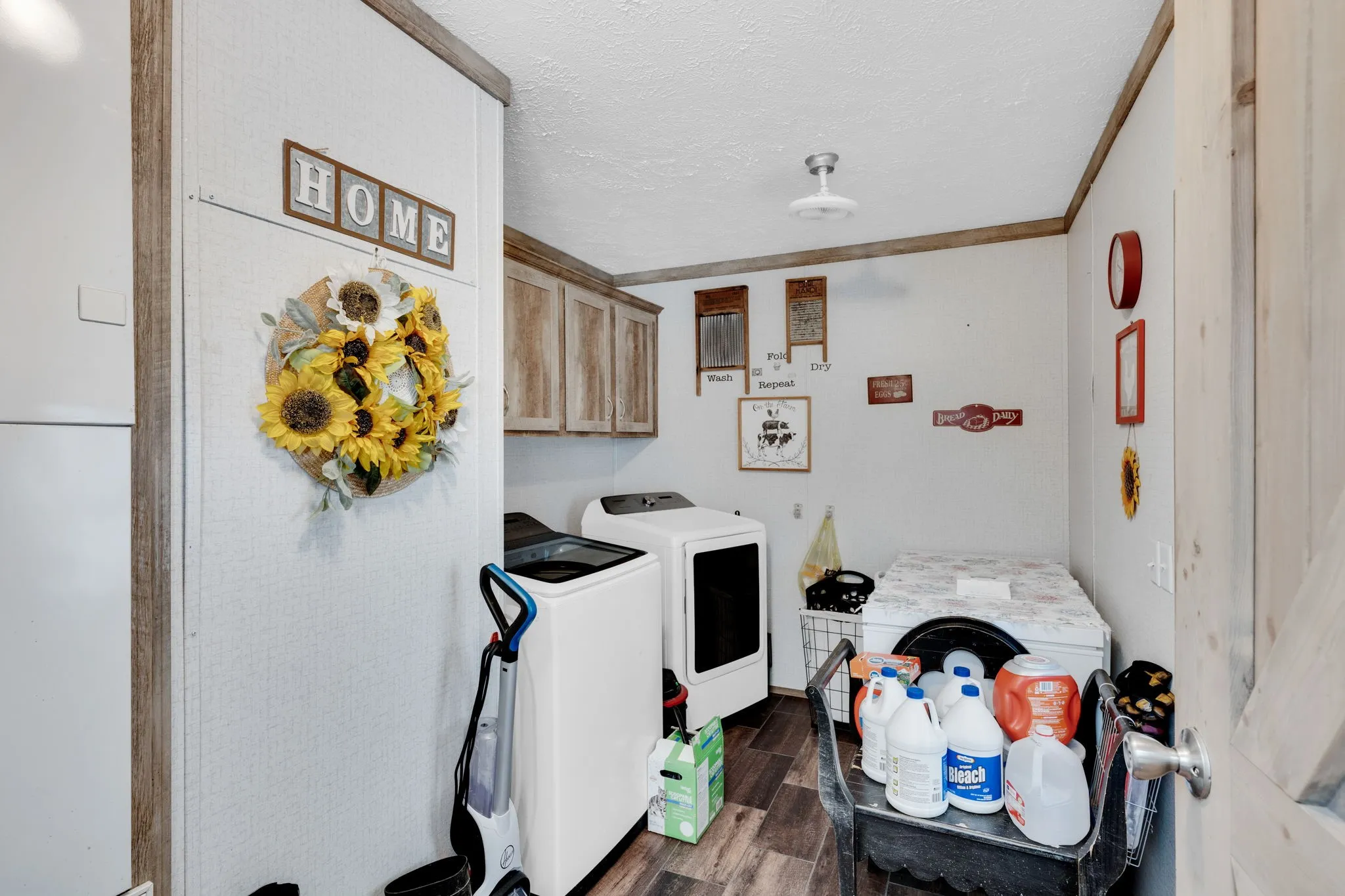 Separate laundry room