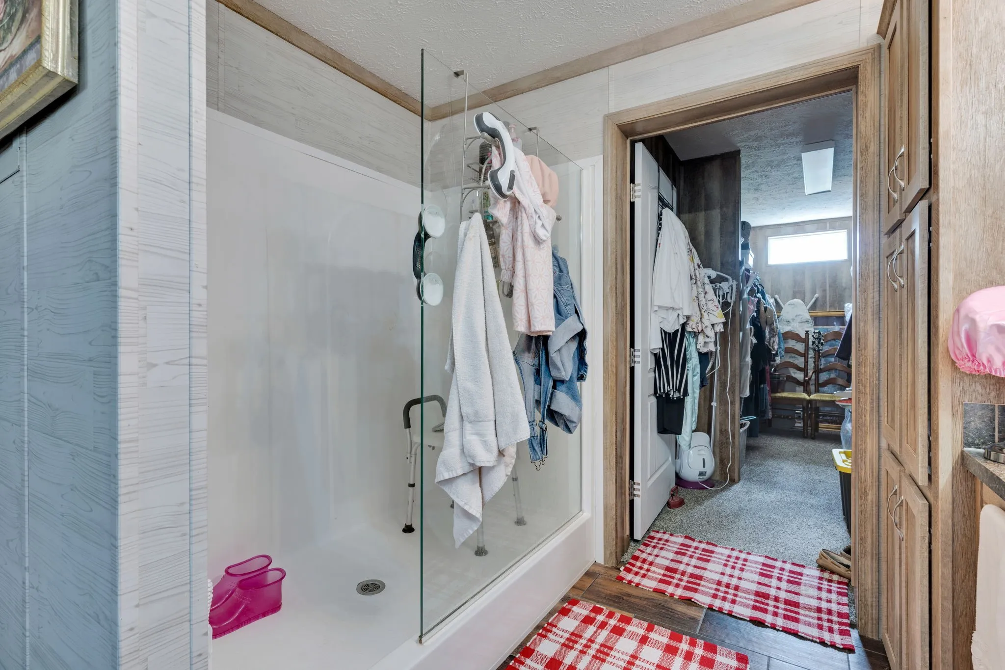 Primary Bathroom with Garden tub and separate walk-in shower