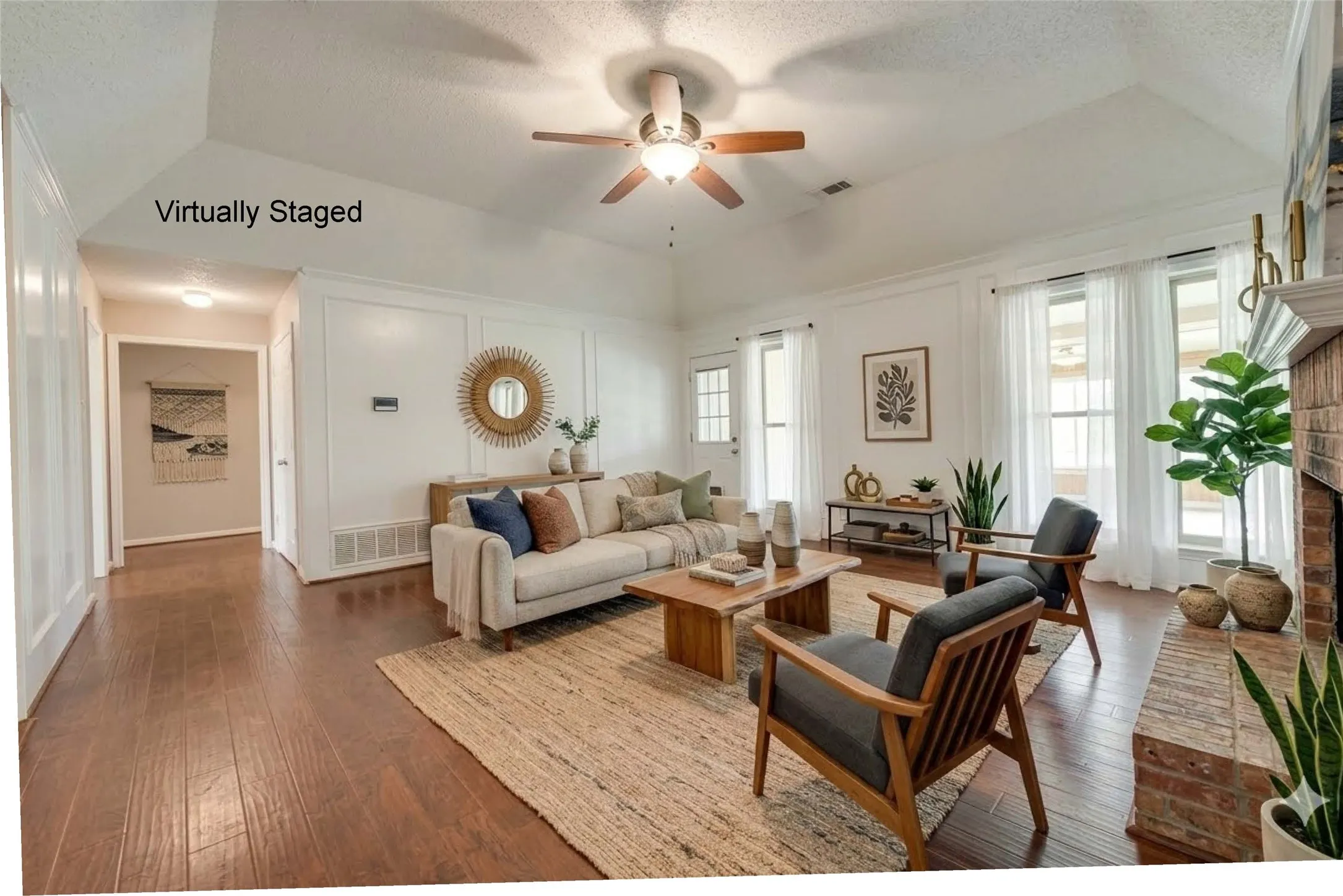 This room is virtually staged.