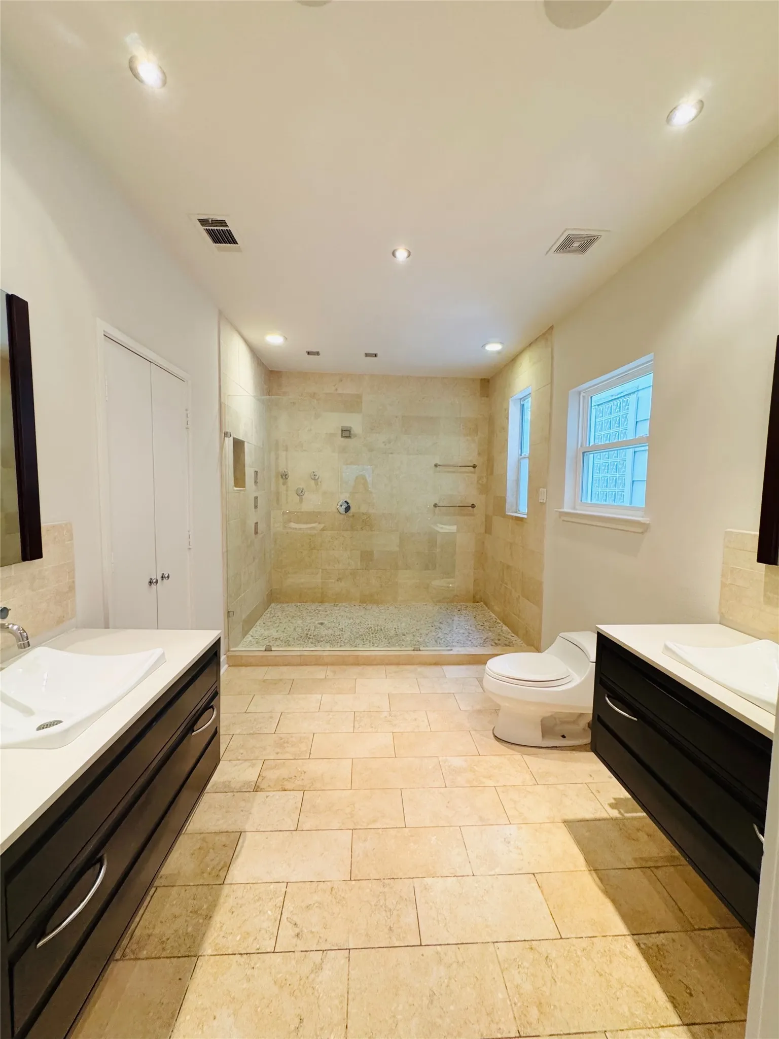Master Bathroom with oversize Shower