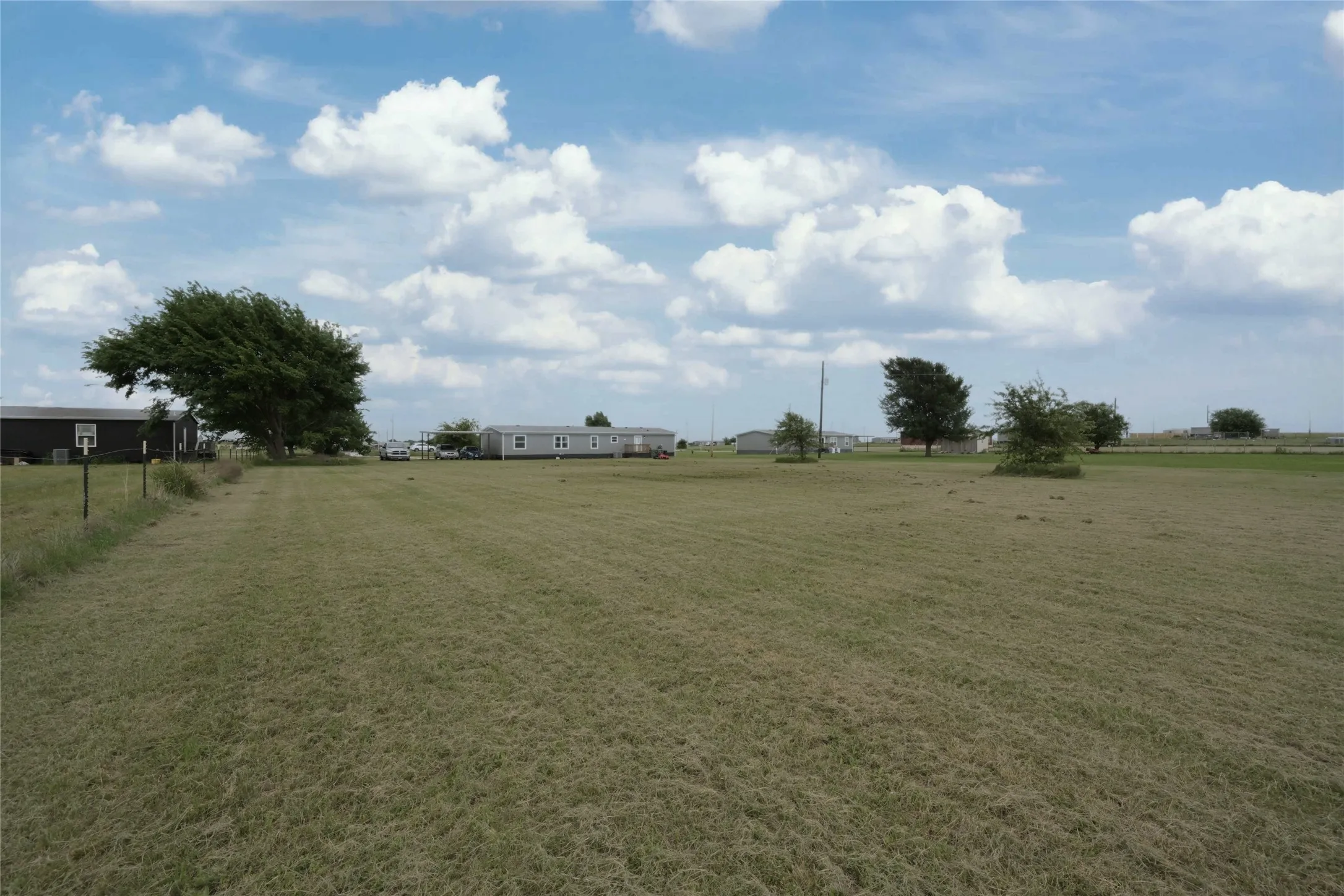 Rear view of property