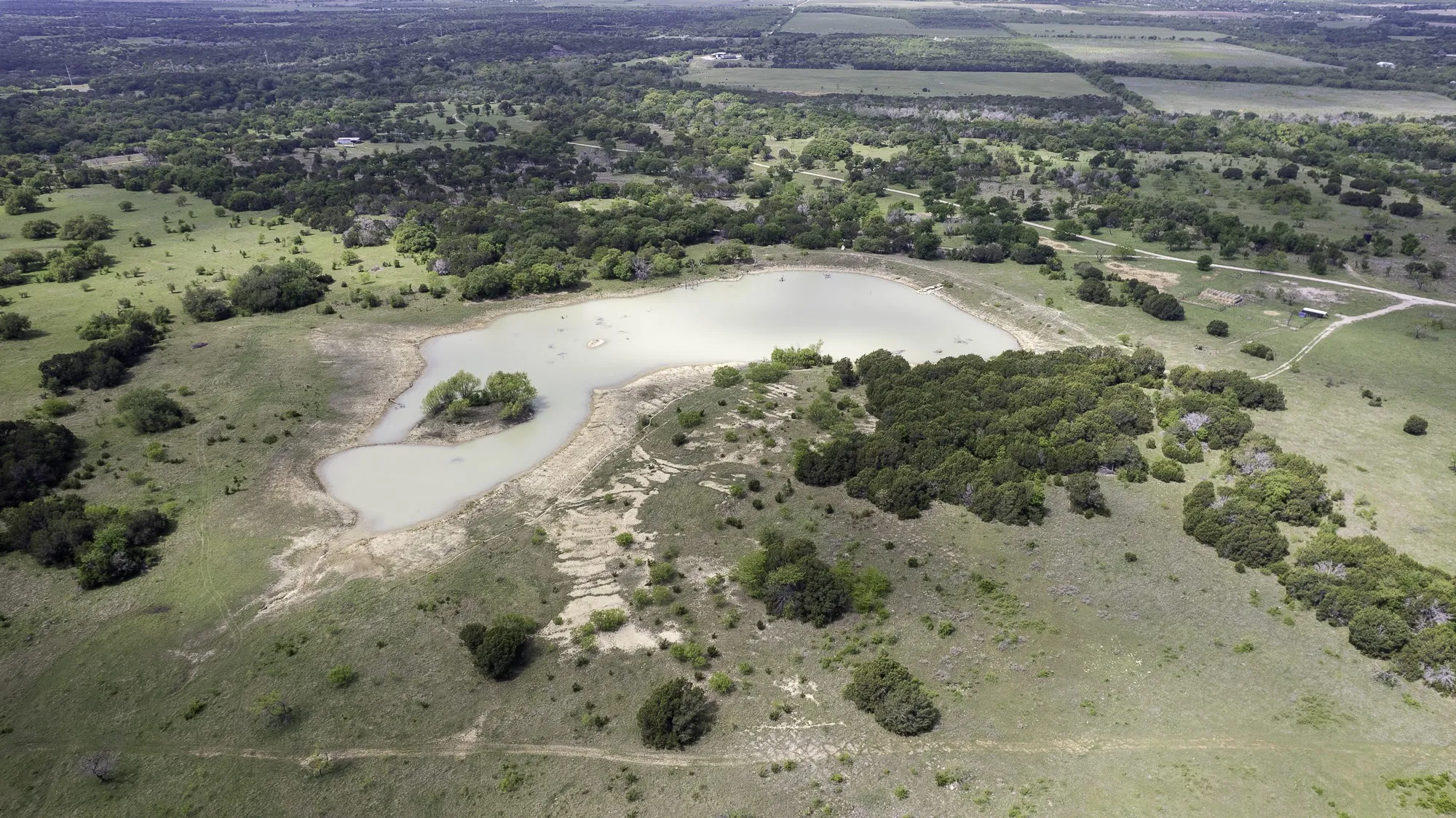 View of the lake