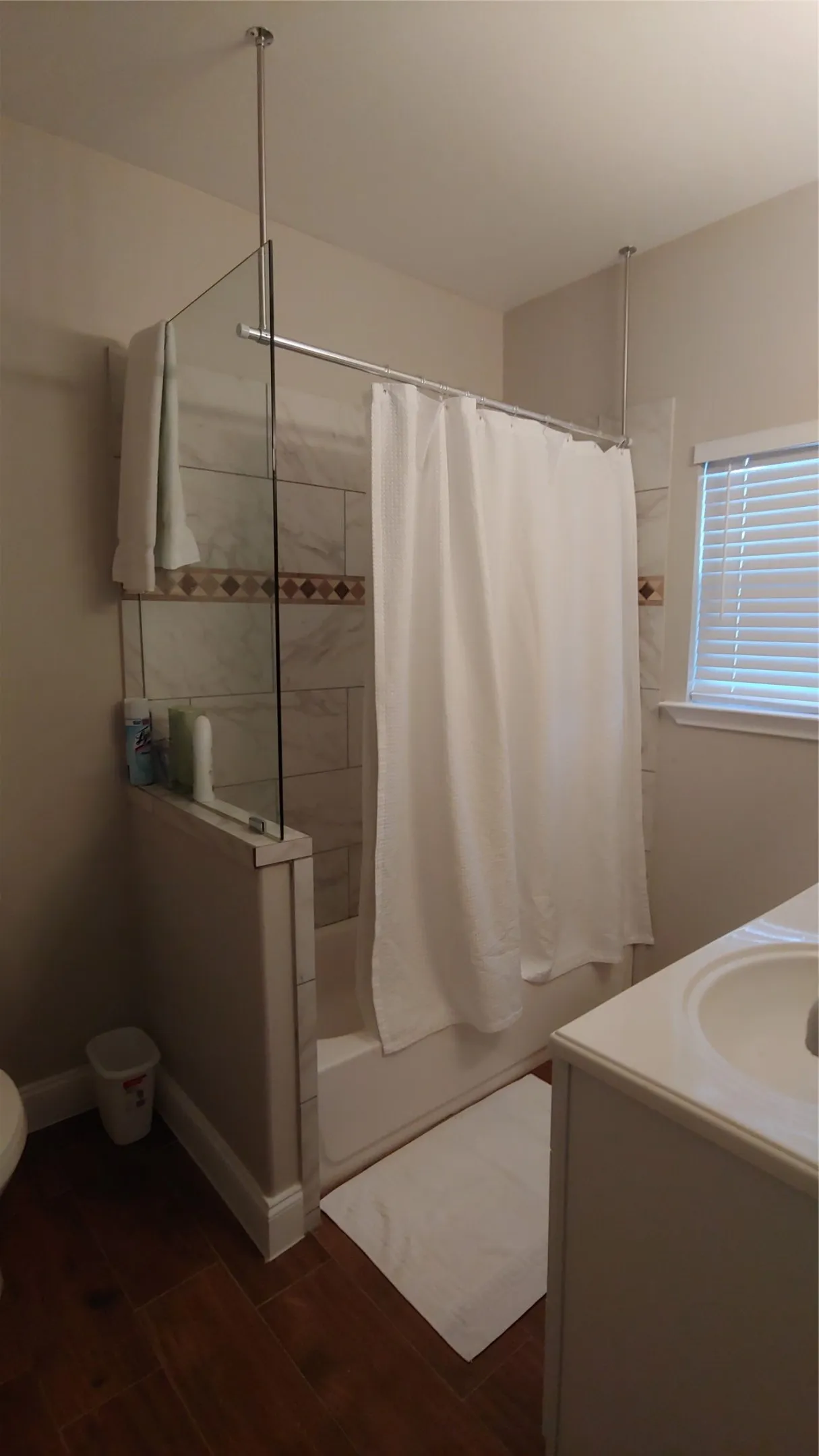 View of shower.