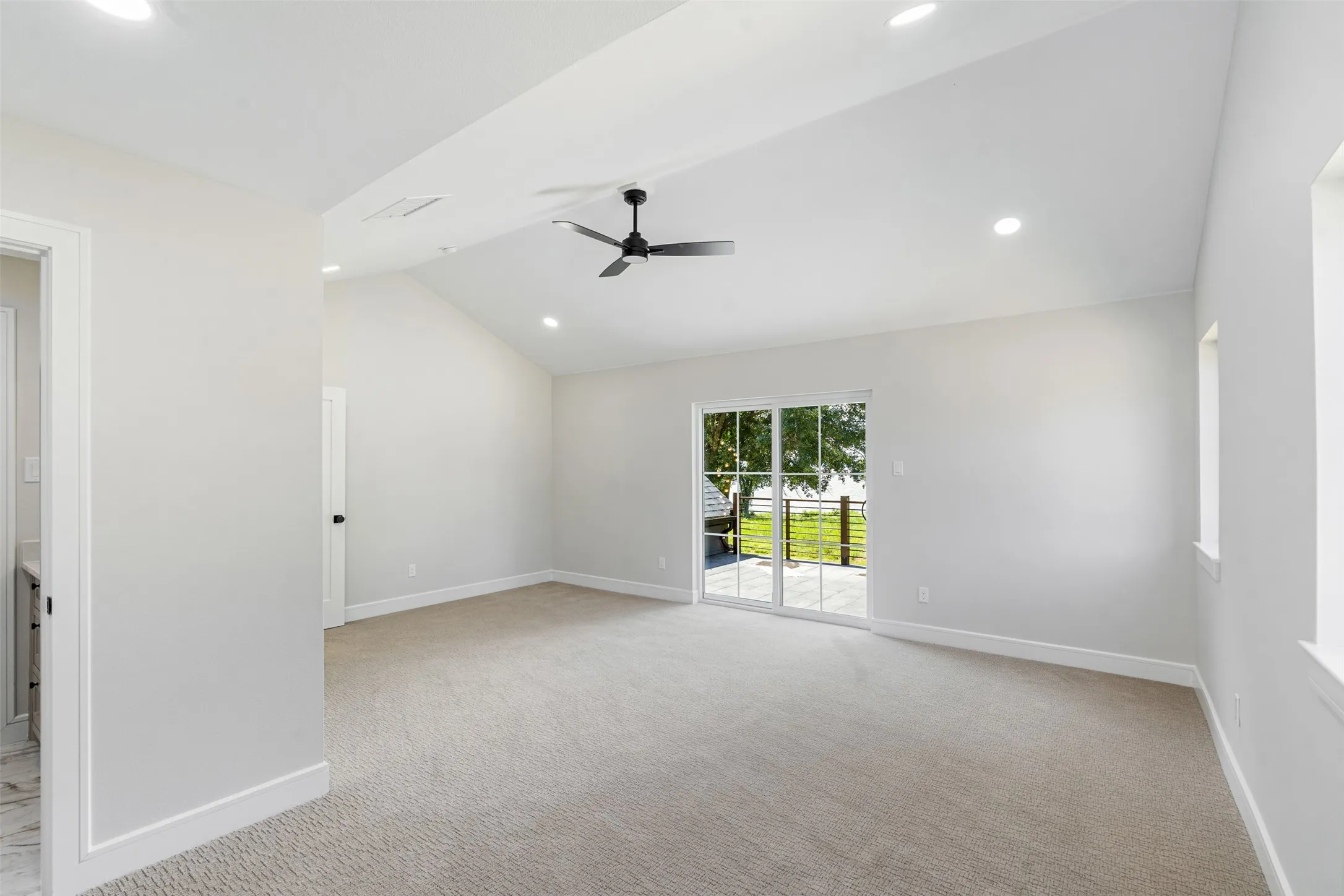With private terrace and open water views