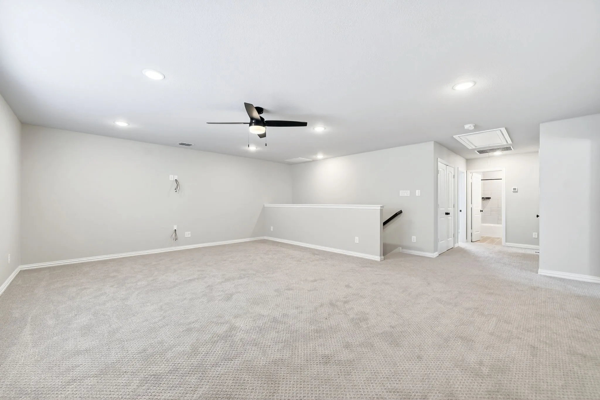 Upstairs Living/Game/Exercise Room