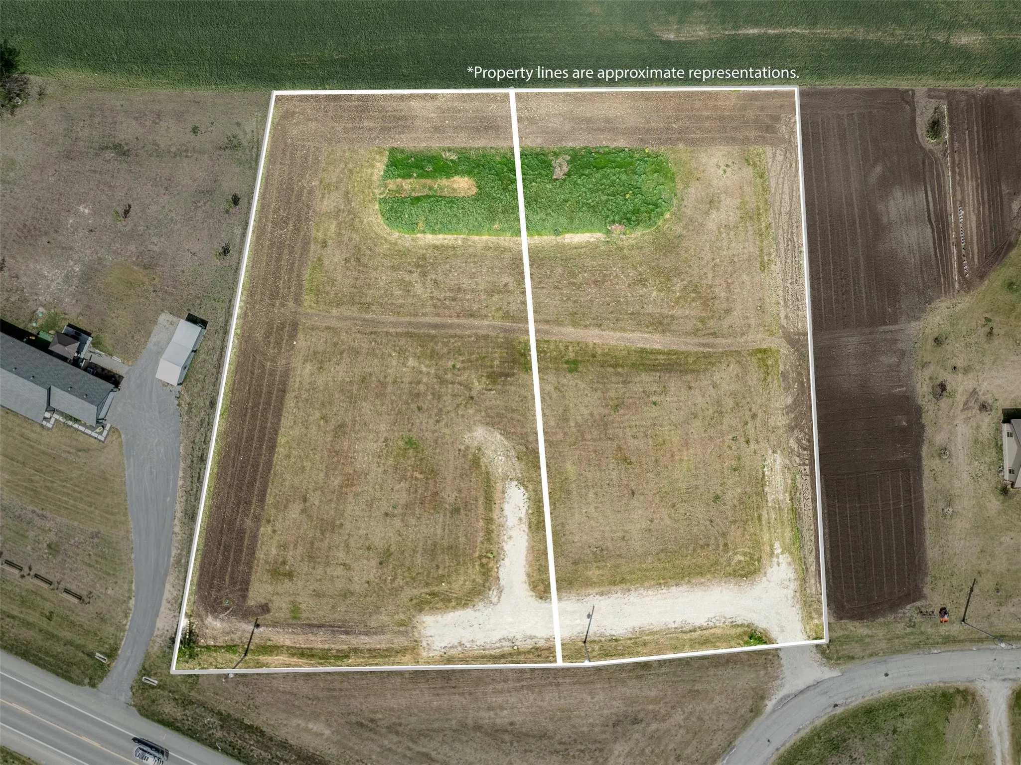 Lot 2 on the left